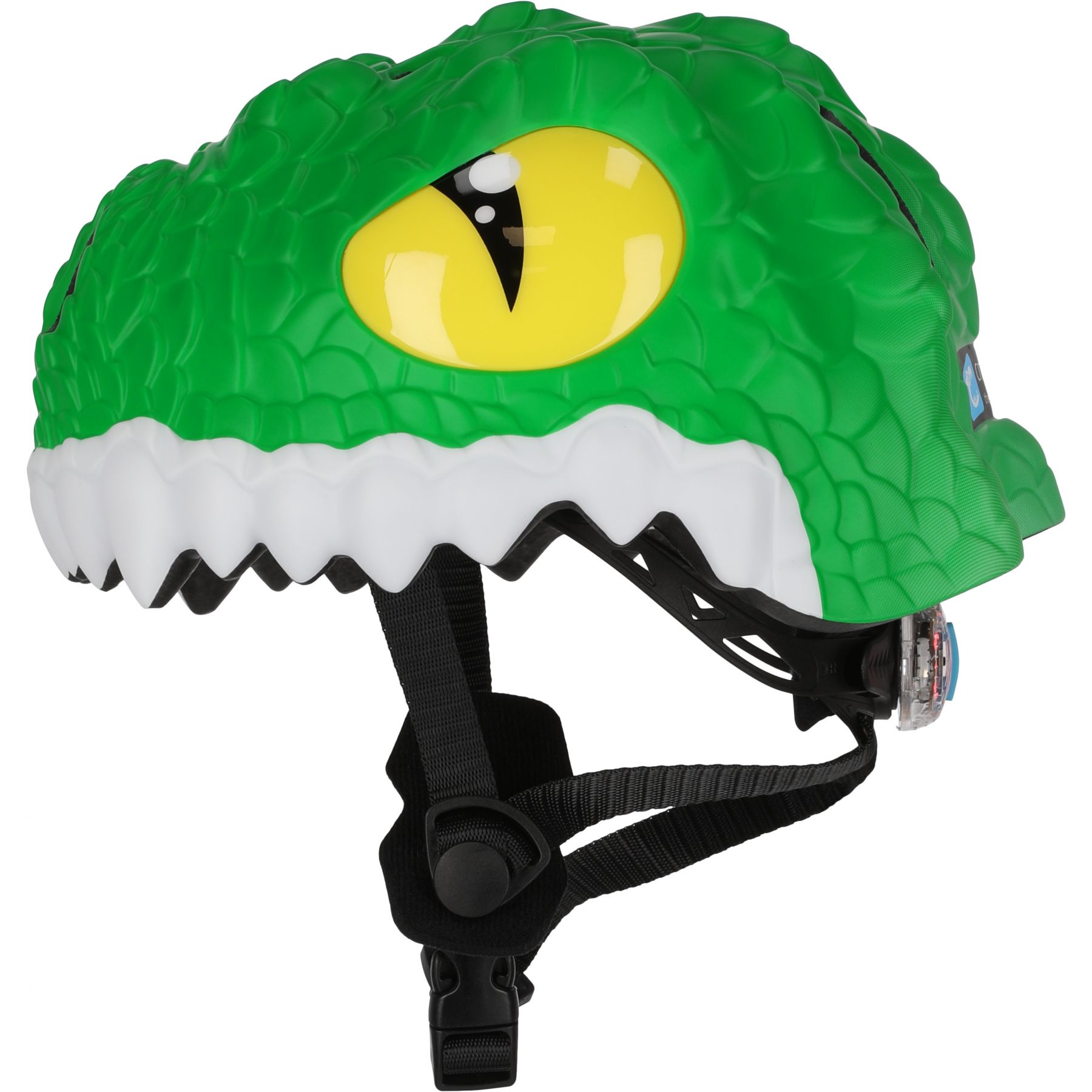 Crazy Safety Crocodile, casco de bicicleta, junior, verde