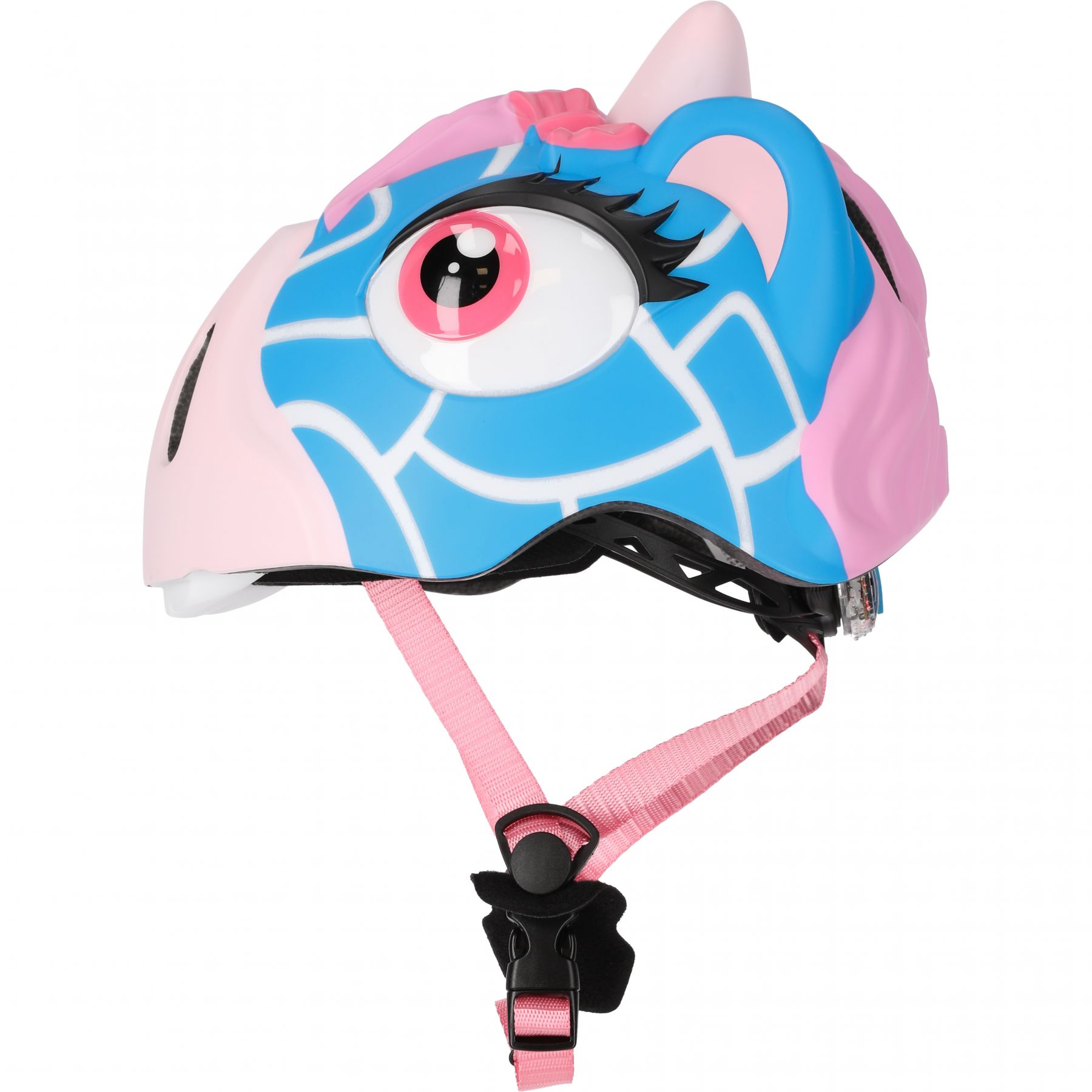 Crazy Safety Giraffe, casco de bicicleta, junior, azul