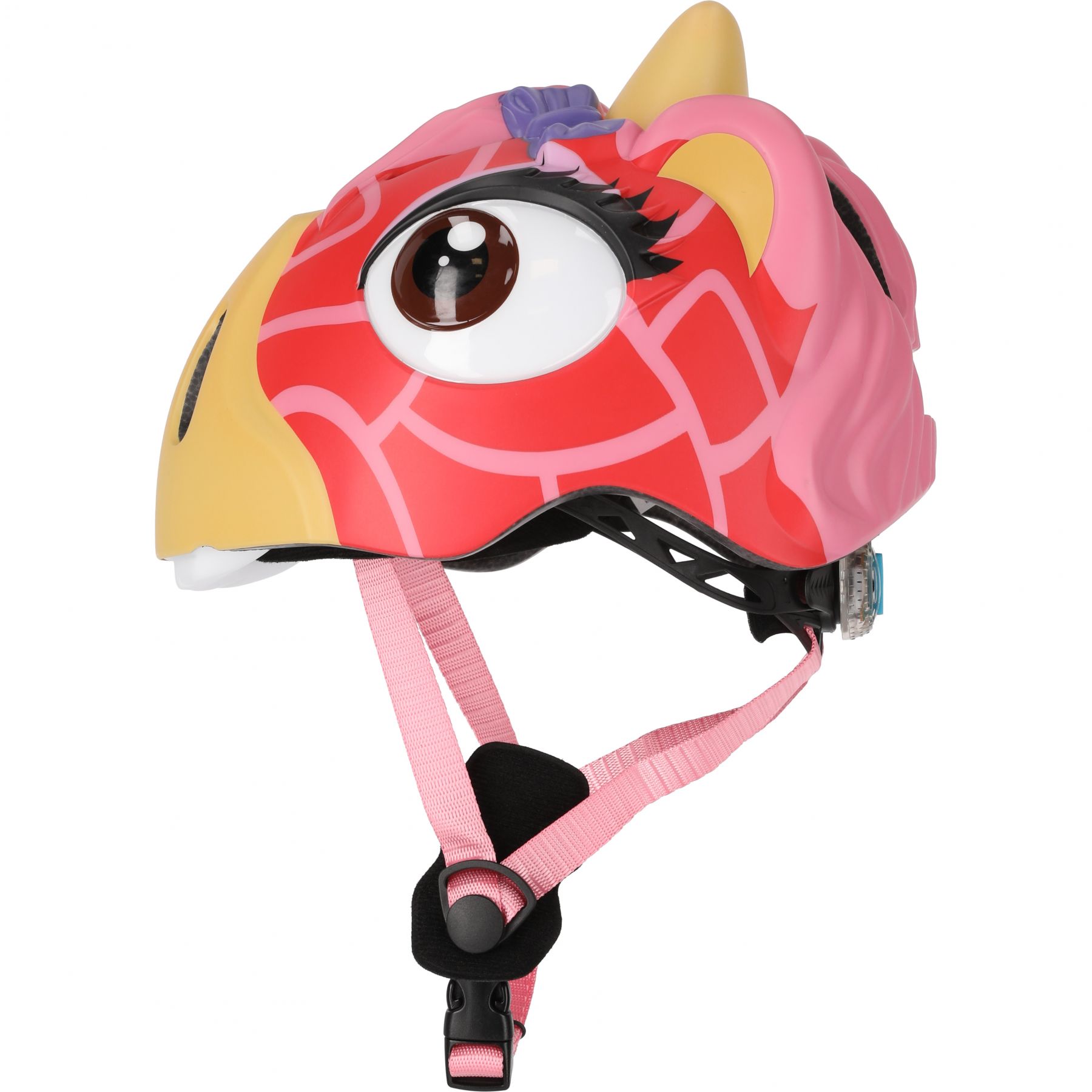 Crazy Safety Giraffe, casco de bicicleta, junior, rojo
