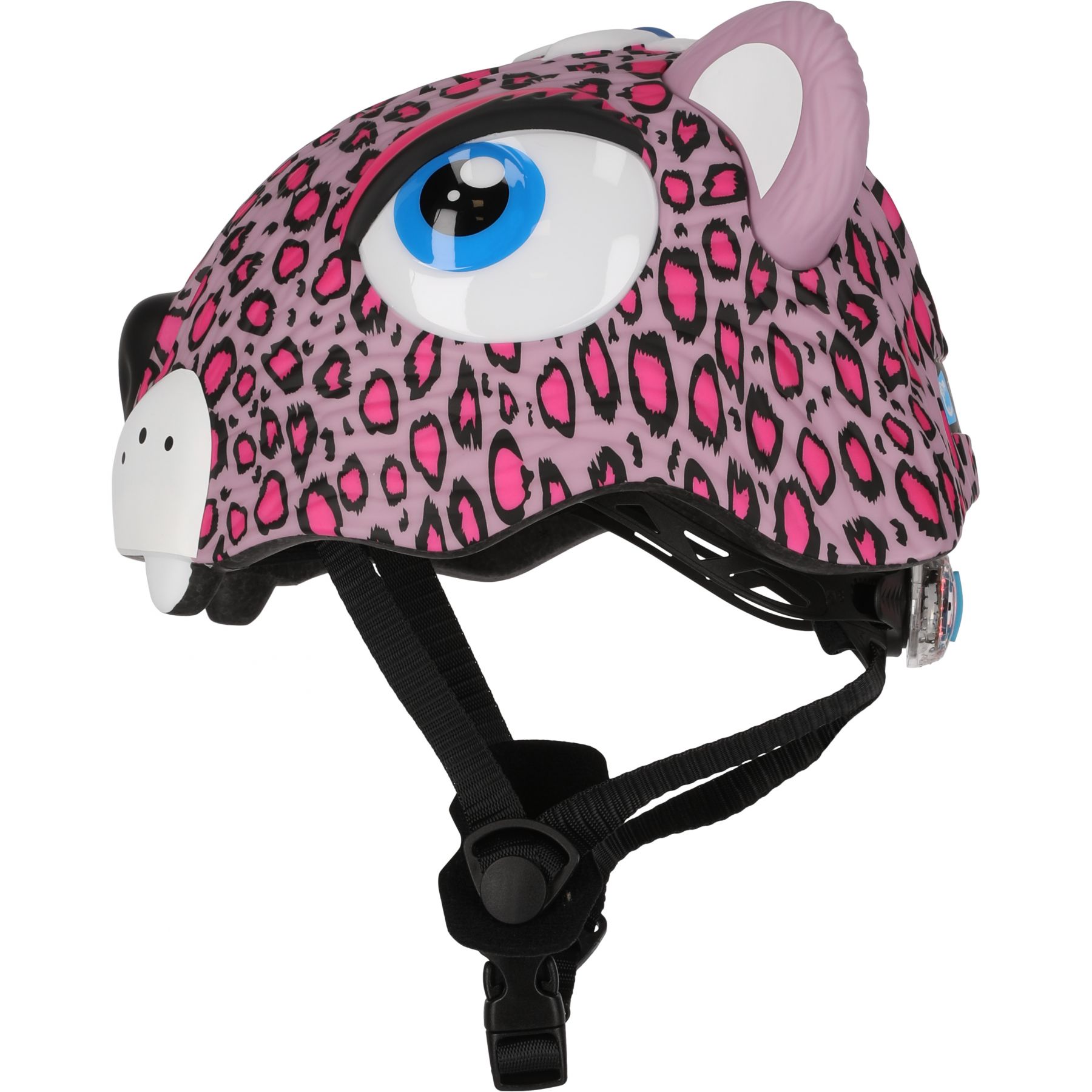 Crazy Safety Leopard, casco de bicicleta, junior, rosa