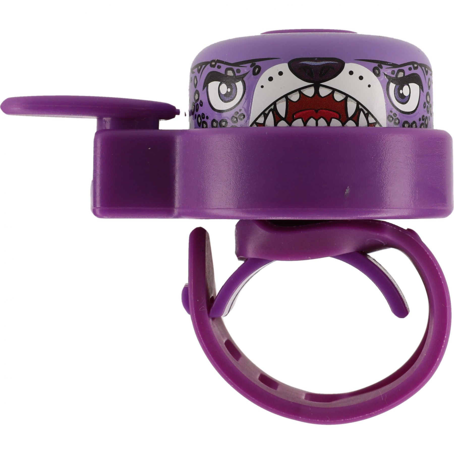 Crazy Safety Leopard, timbre, lila