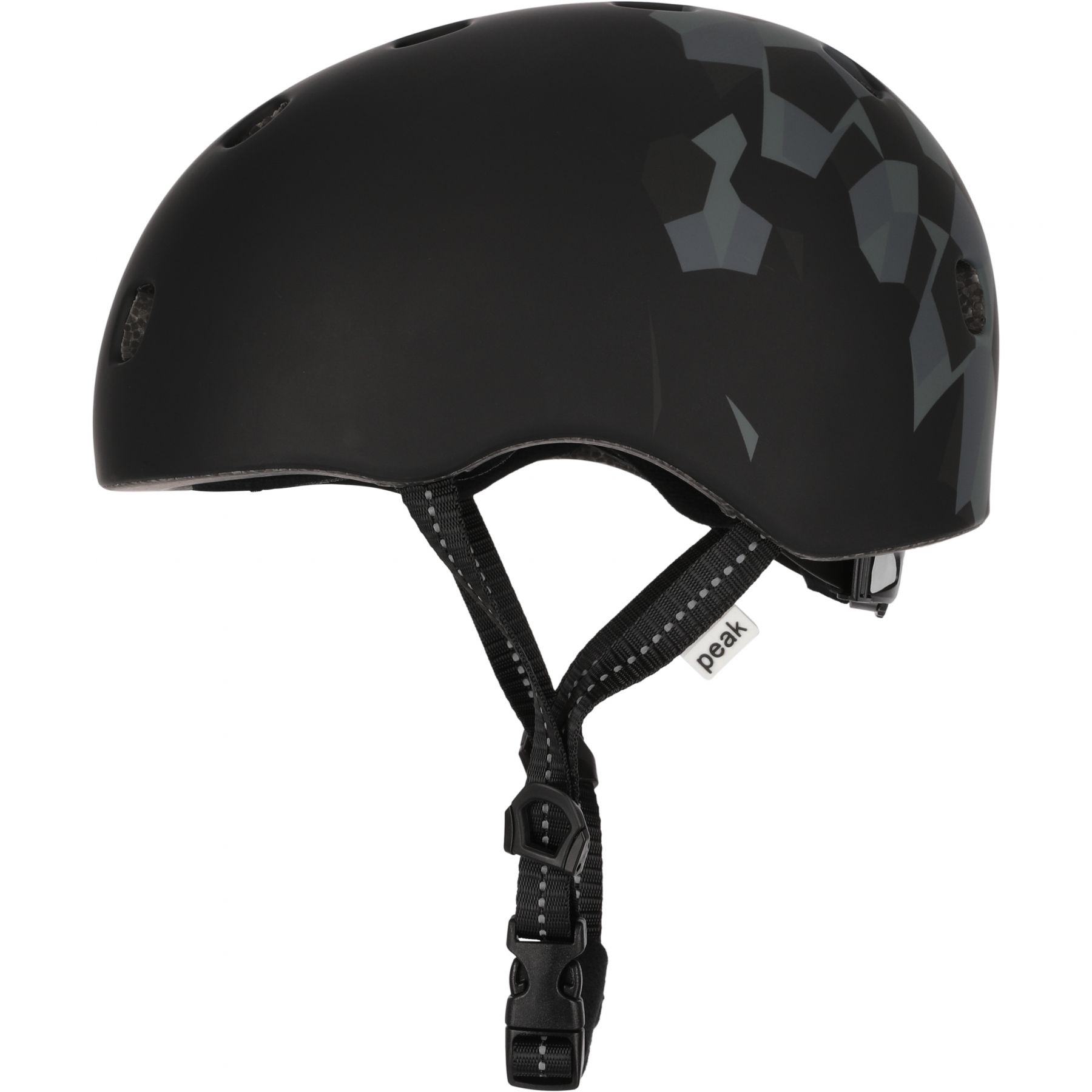 Crazy Safety Ramp, casco de bicicleta, negro