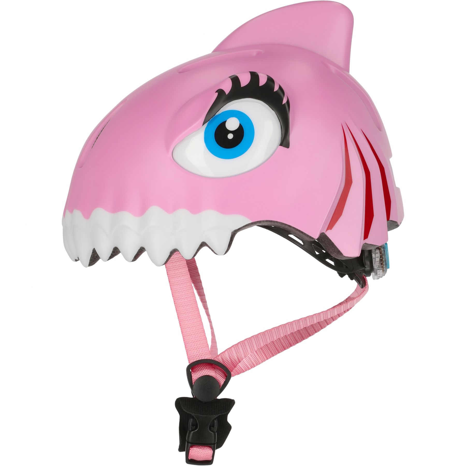 Crazy Safety Shark, casco de bicicleta, junior, pink