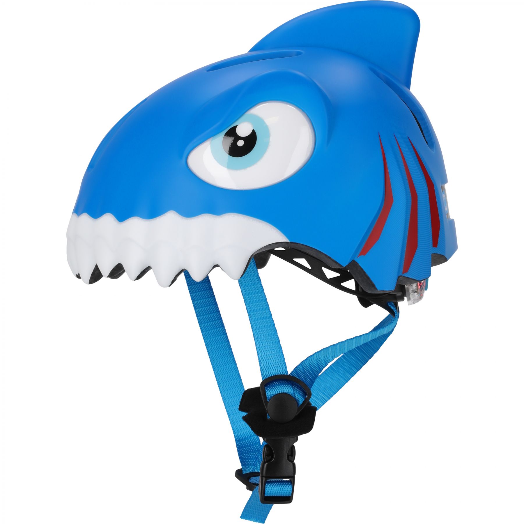 Crazy Safety Shark, casco de bicicleta, junior, azul