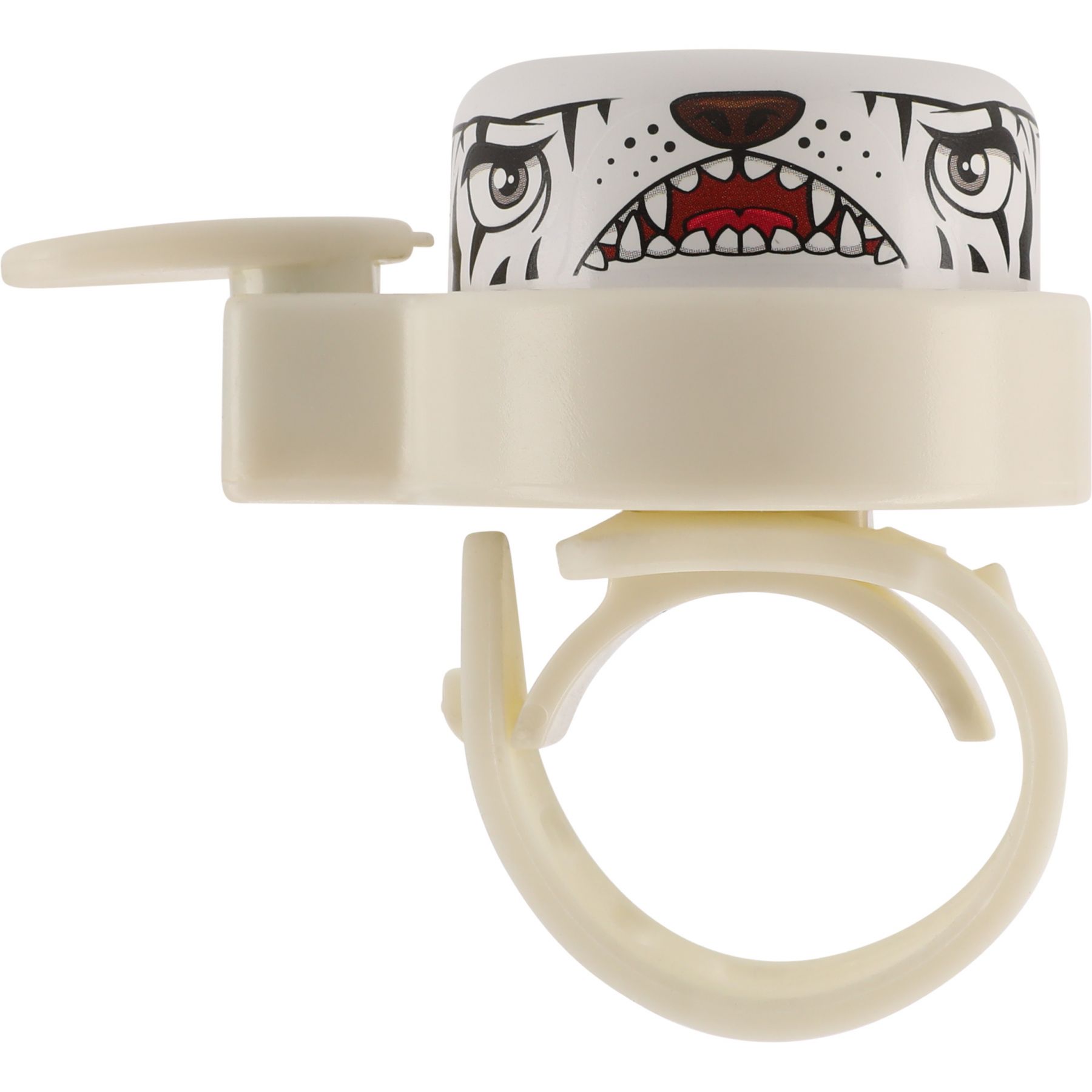 Crazy Safety Tiger, timbre, blanco