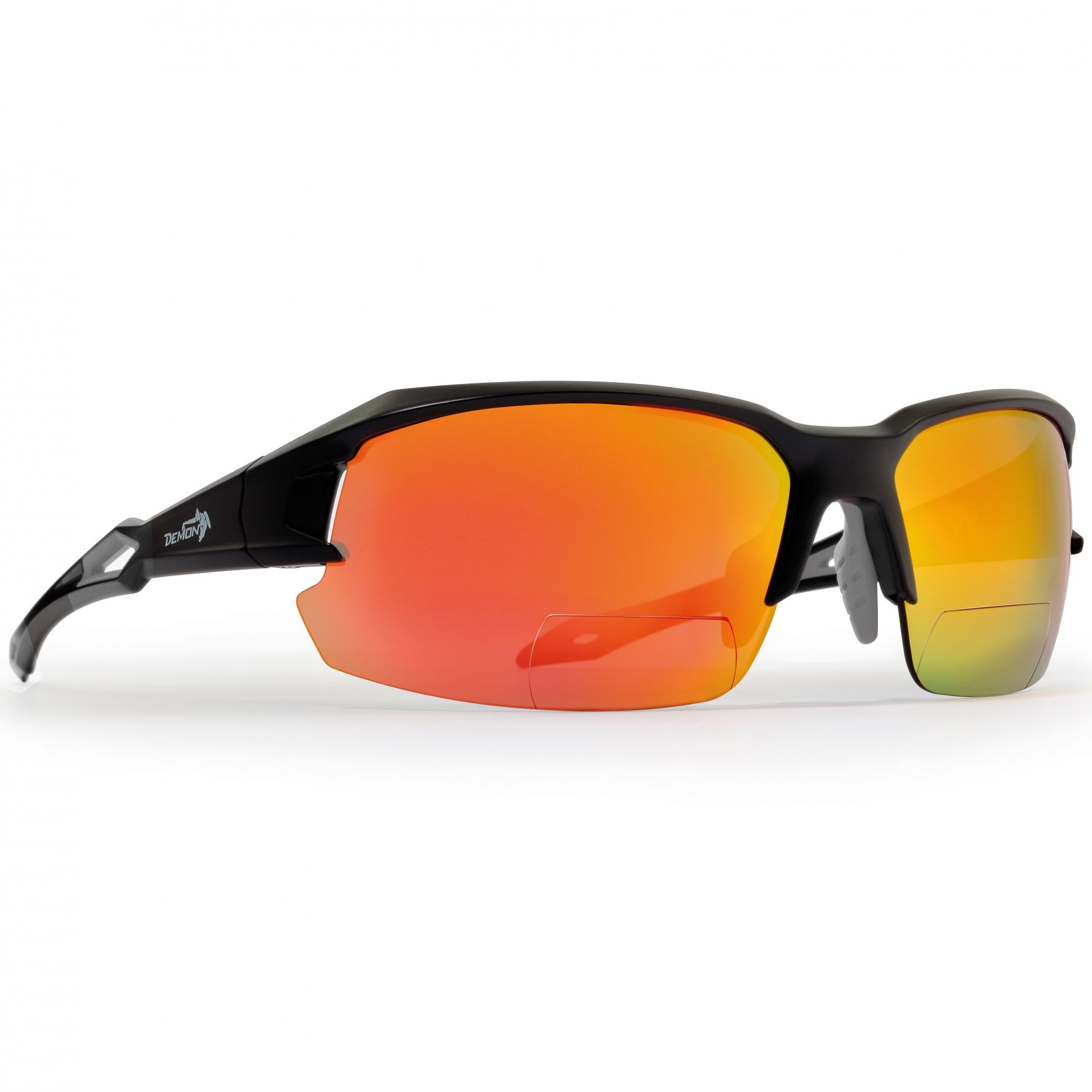 Demon Tiger Sun, gafas de sol con zona de lectura, negro/gris