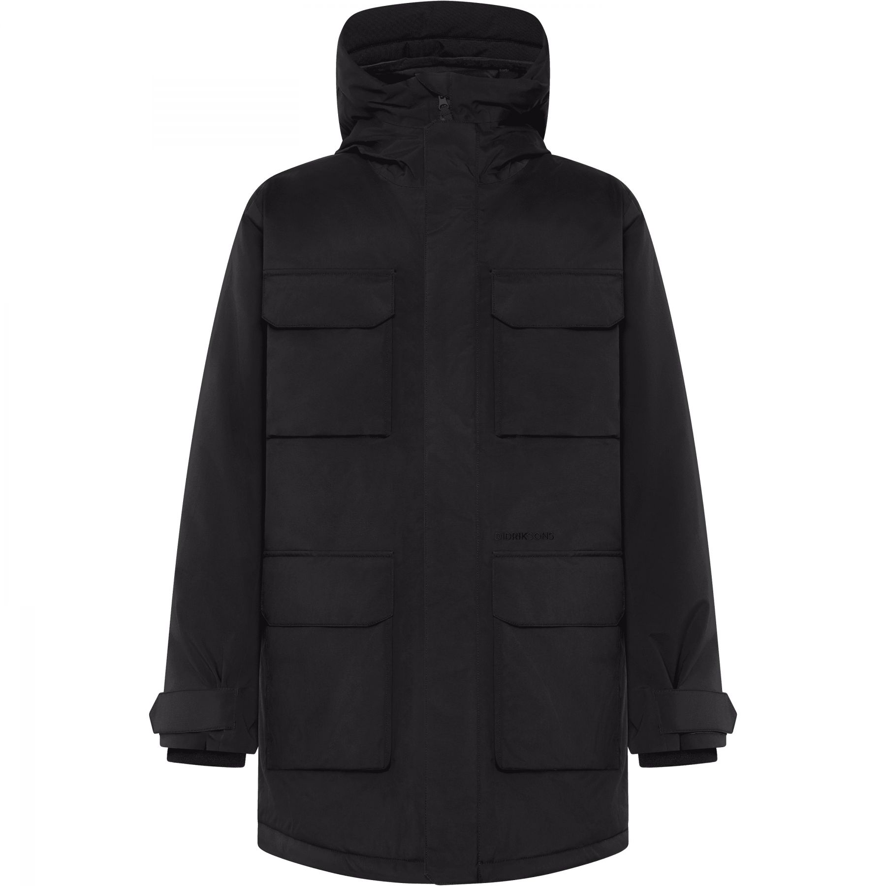 Didriksons Aiden 2, parka, hombre, negro