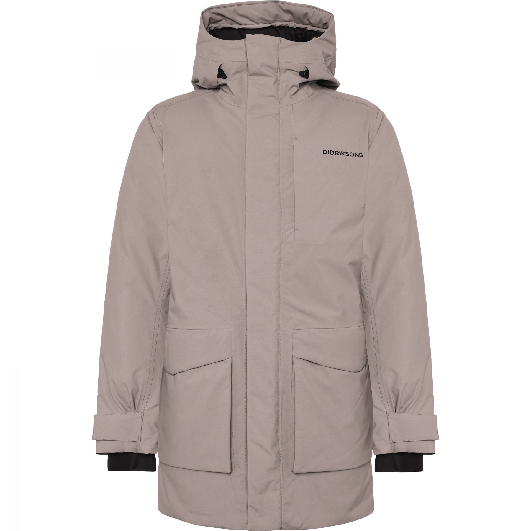 Didriksons Akilles 3, parka, hombre, ash brown