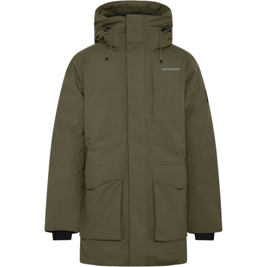 Didriksons Akilles, parka, hombre, verde oscuro