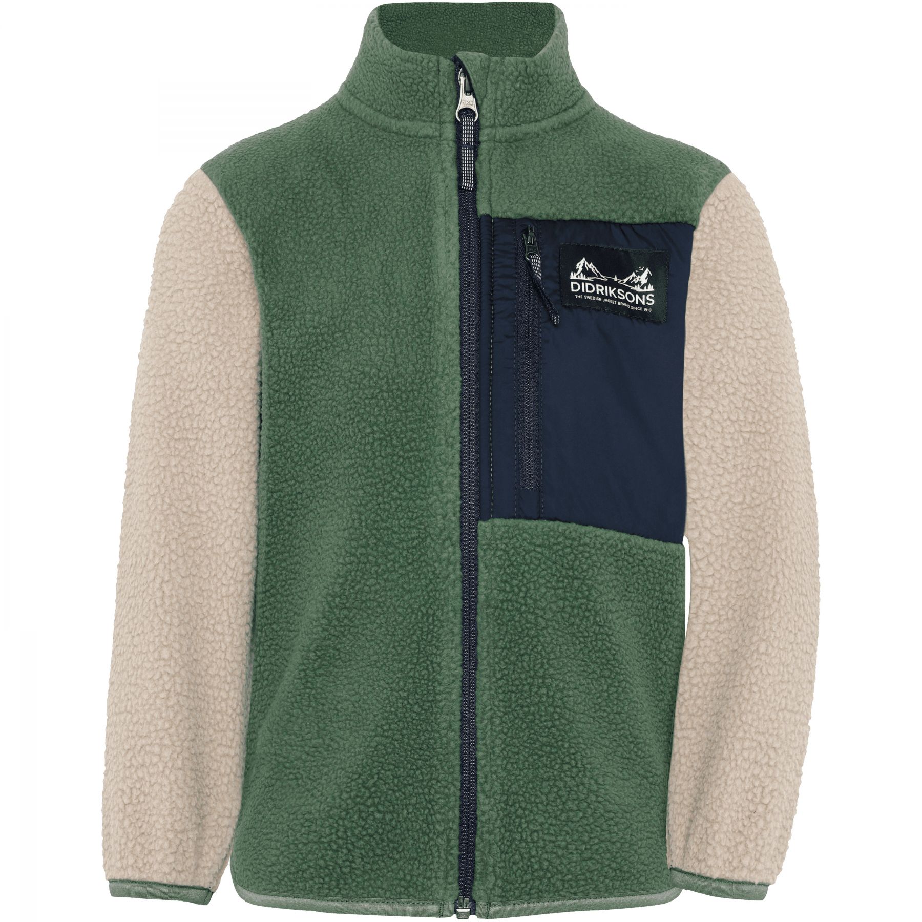 Didriksons Anten 2, chaqueta polar, niños, verde
