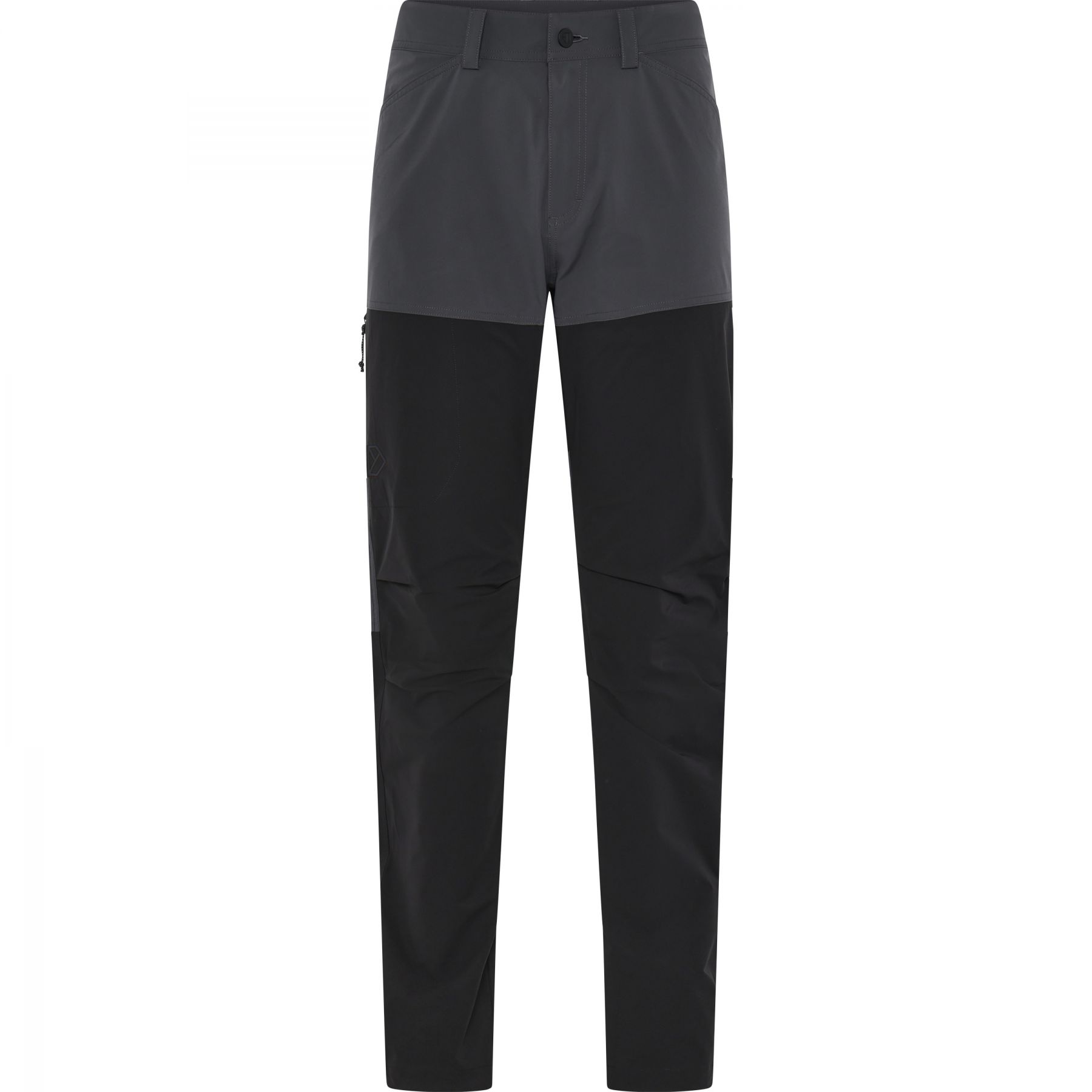 Didriksons Asher, pantalones outdoor, hombre, coal black