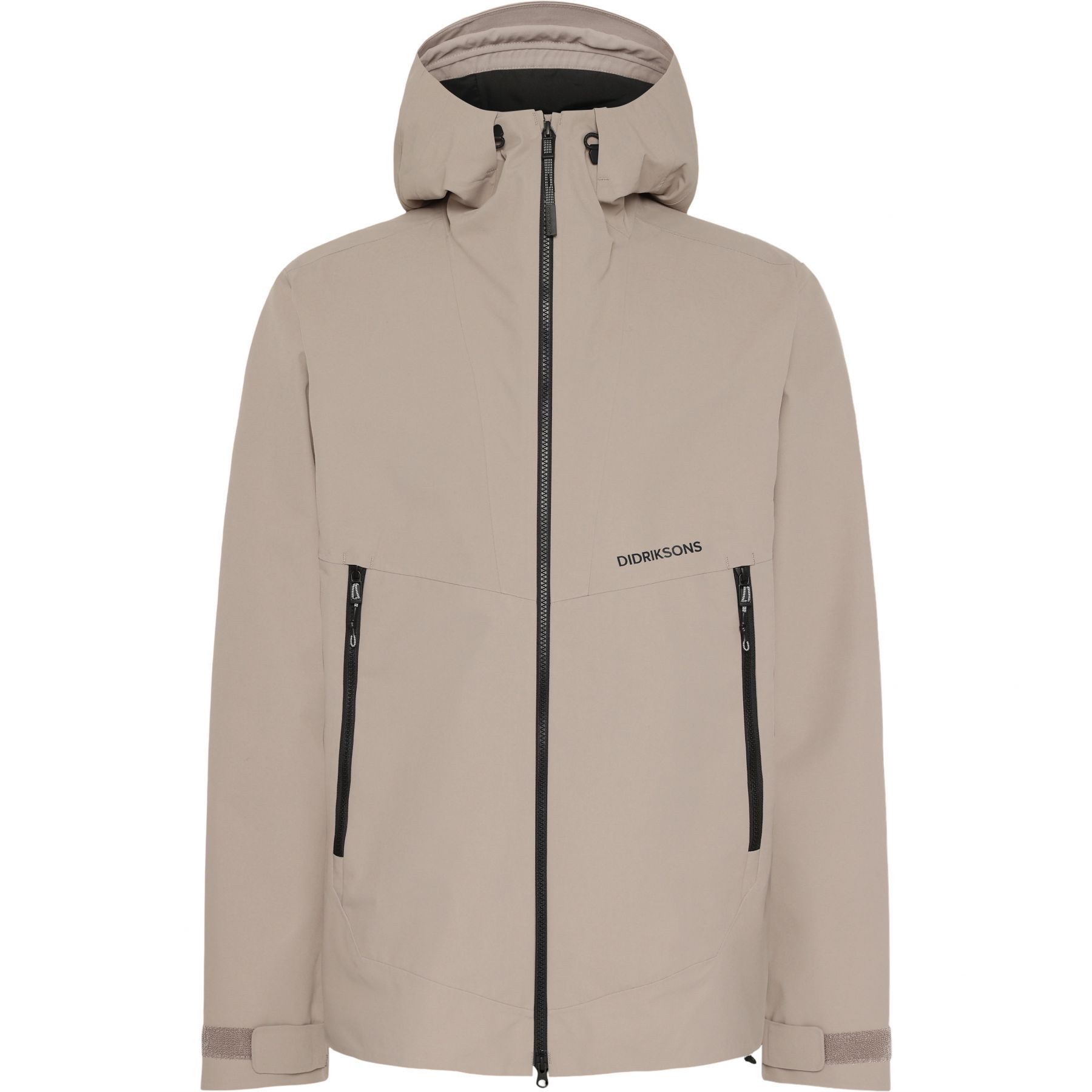Didriksons Basil, chaqueta impermeable, hombre, ash brown