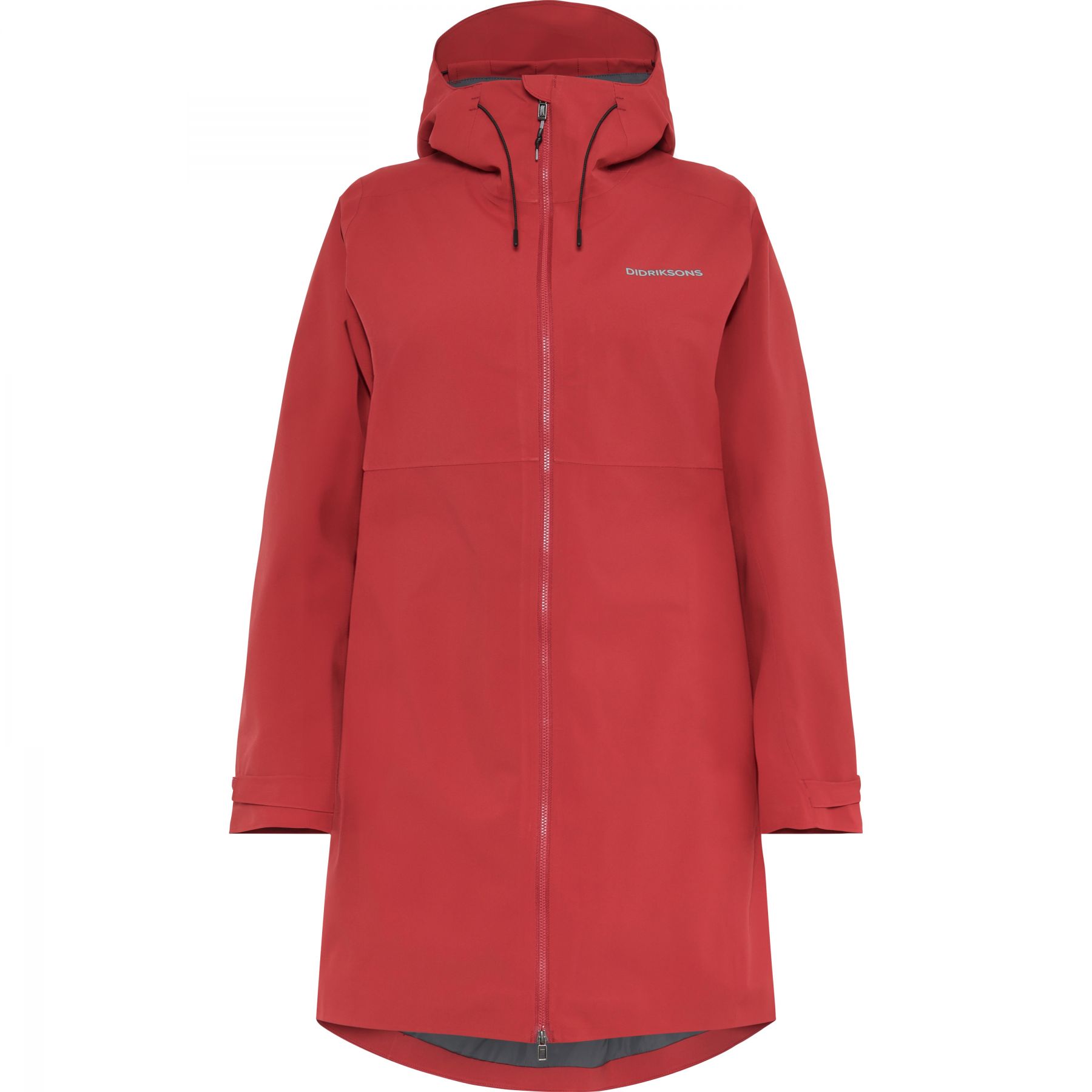 Didriksons Bea, abrigo impermeable, mujer, spring red