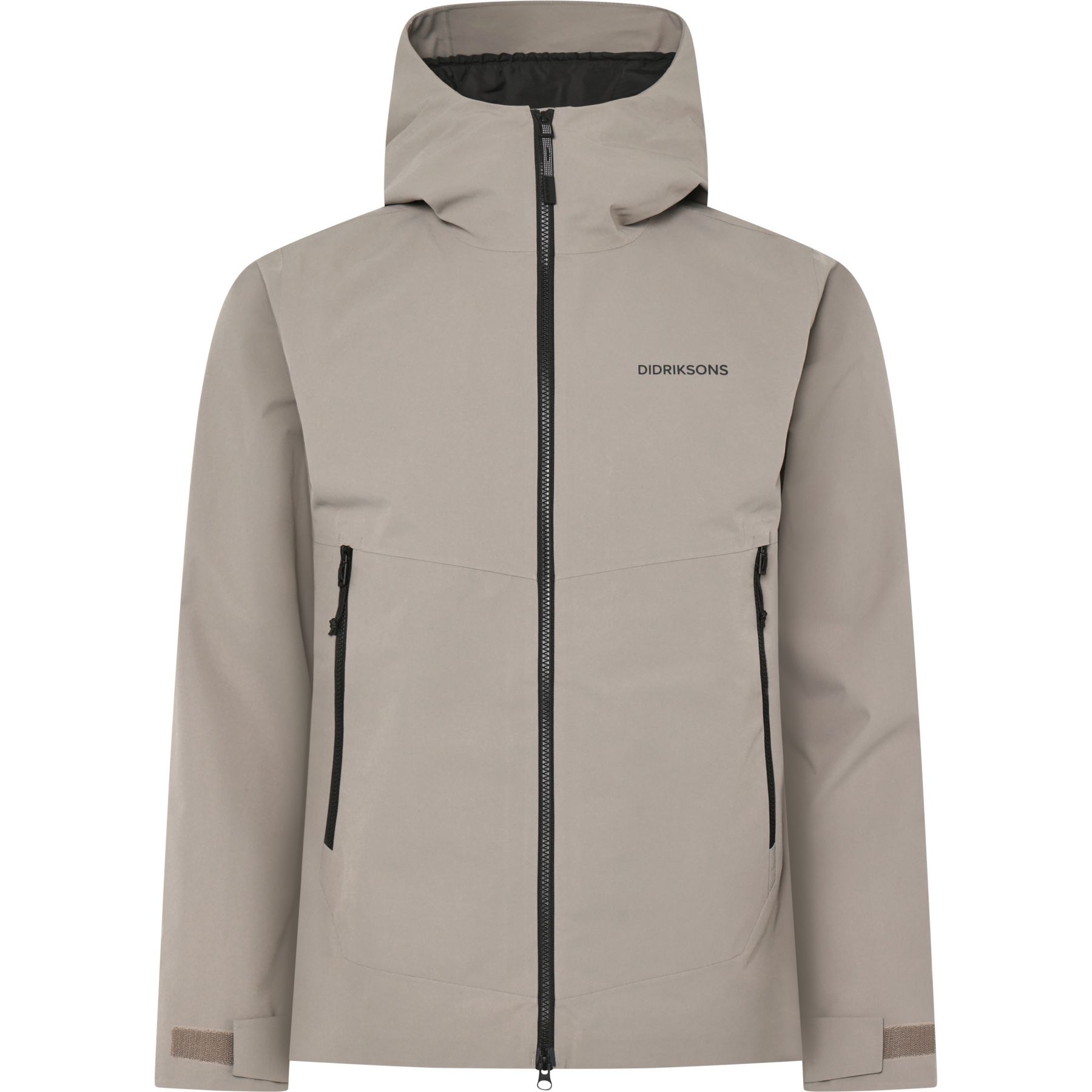 Didriksons Biak, chaqueta impermeable, hombre, ash brown