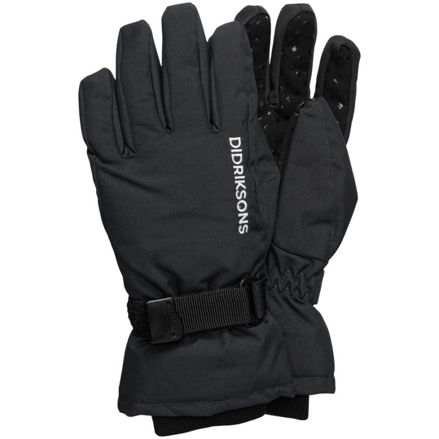 Didriksons Biggles, guantes de esquí, junior, negra