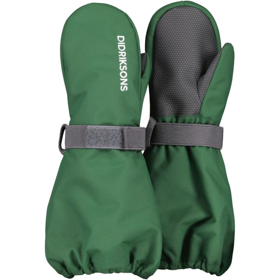 Didriksons Biggles, manoplas de esquí, junior, verde oscuro