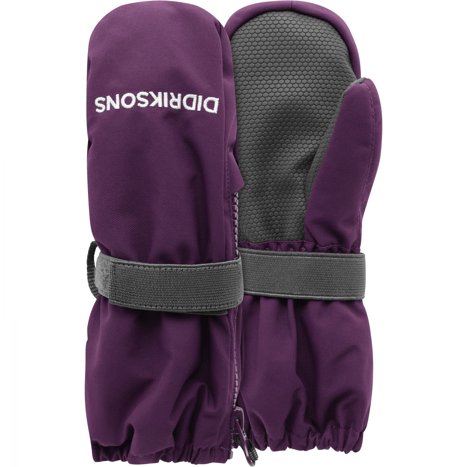 Didriksons Biggles Zip 9, manoplas, niños, lila