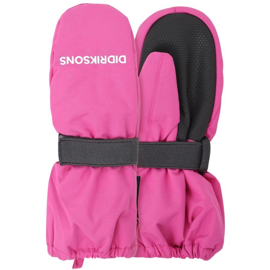 Didriksons Biggles Zip, manoplas de esquí, junior, pink