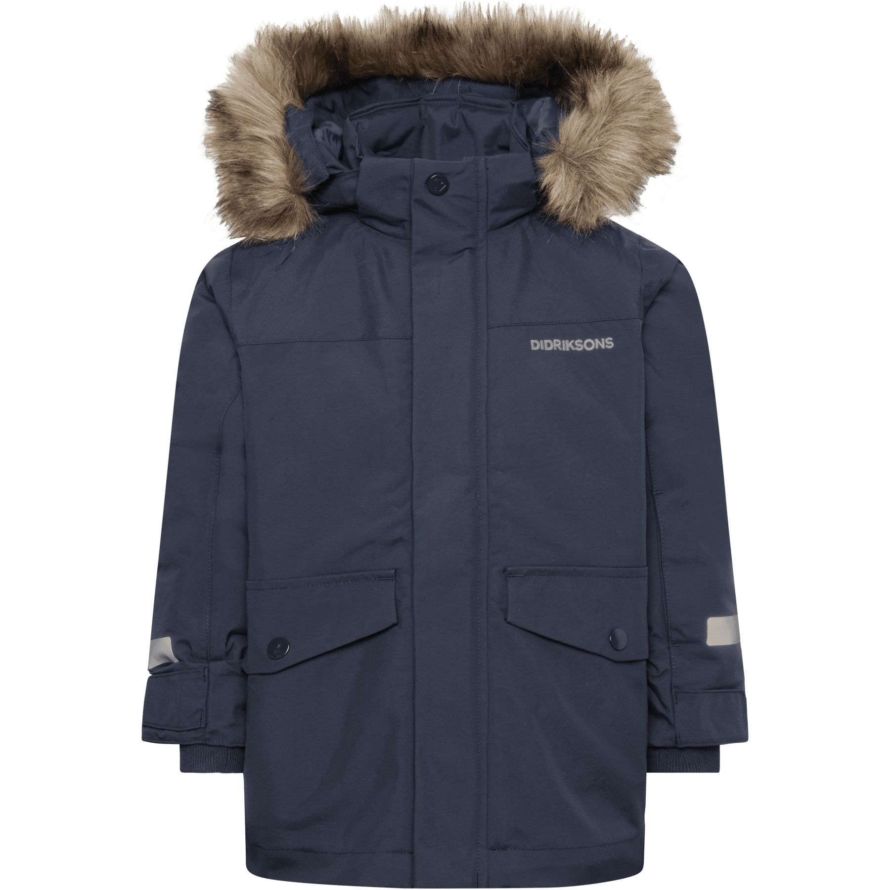 Didriksons Bjärven 5, parka, niños, azul marino