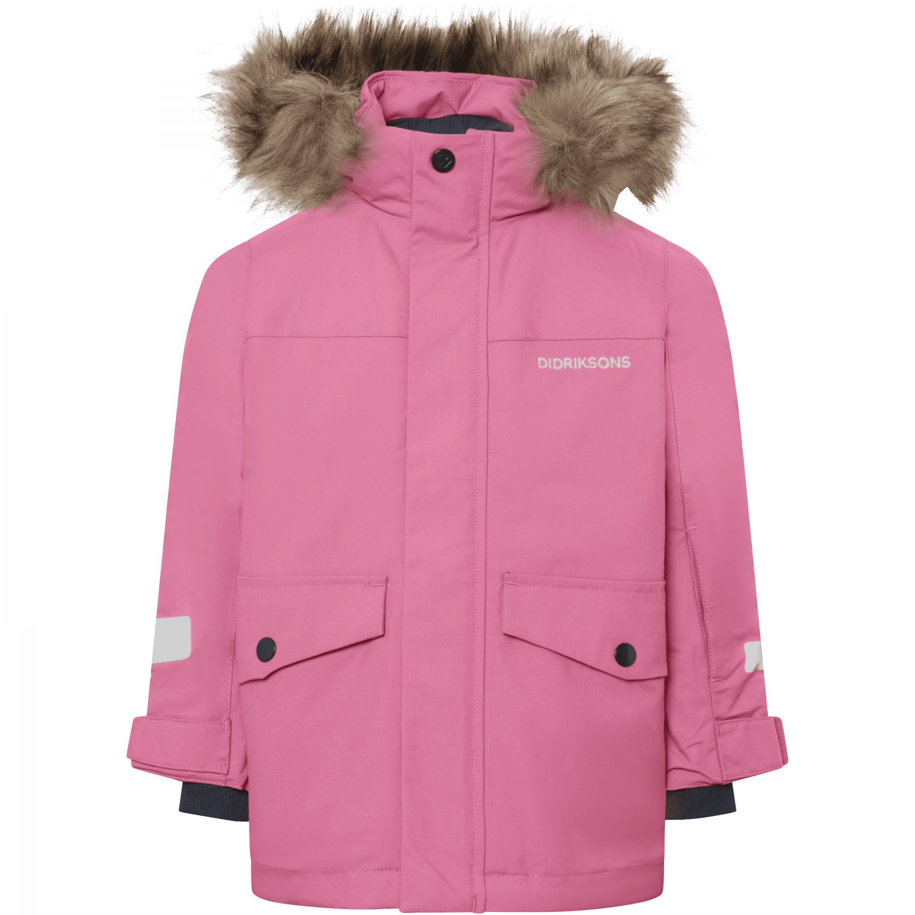 Didriksons Bjärven 5, parka, niños, rosa