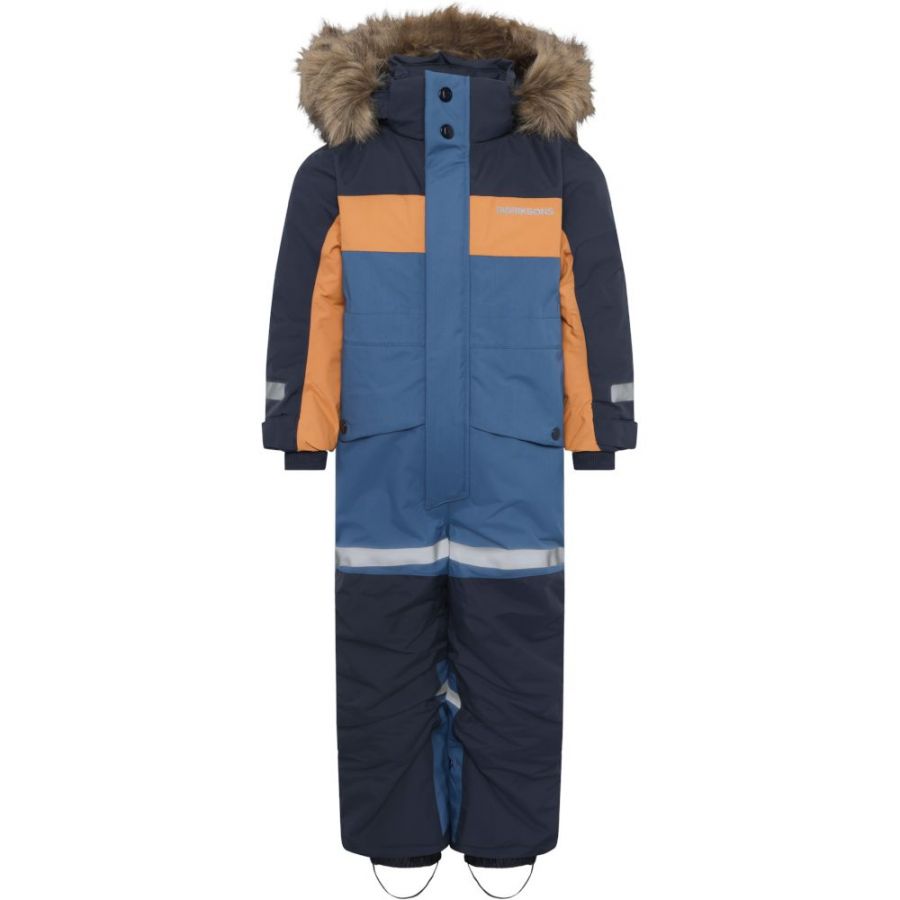 Didriksons Bjärven, mono de esquí, junior, azul/naranja