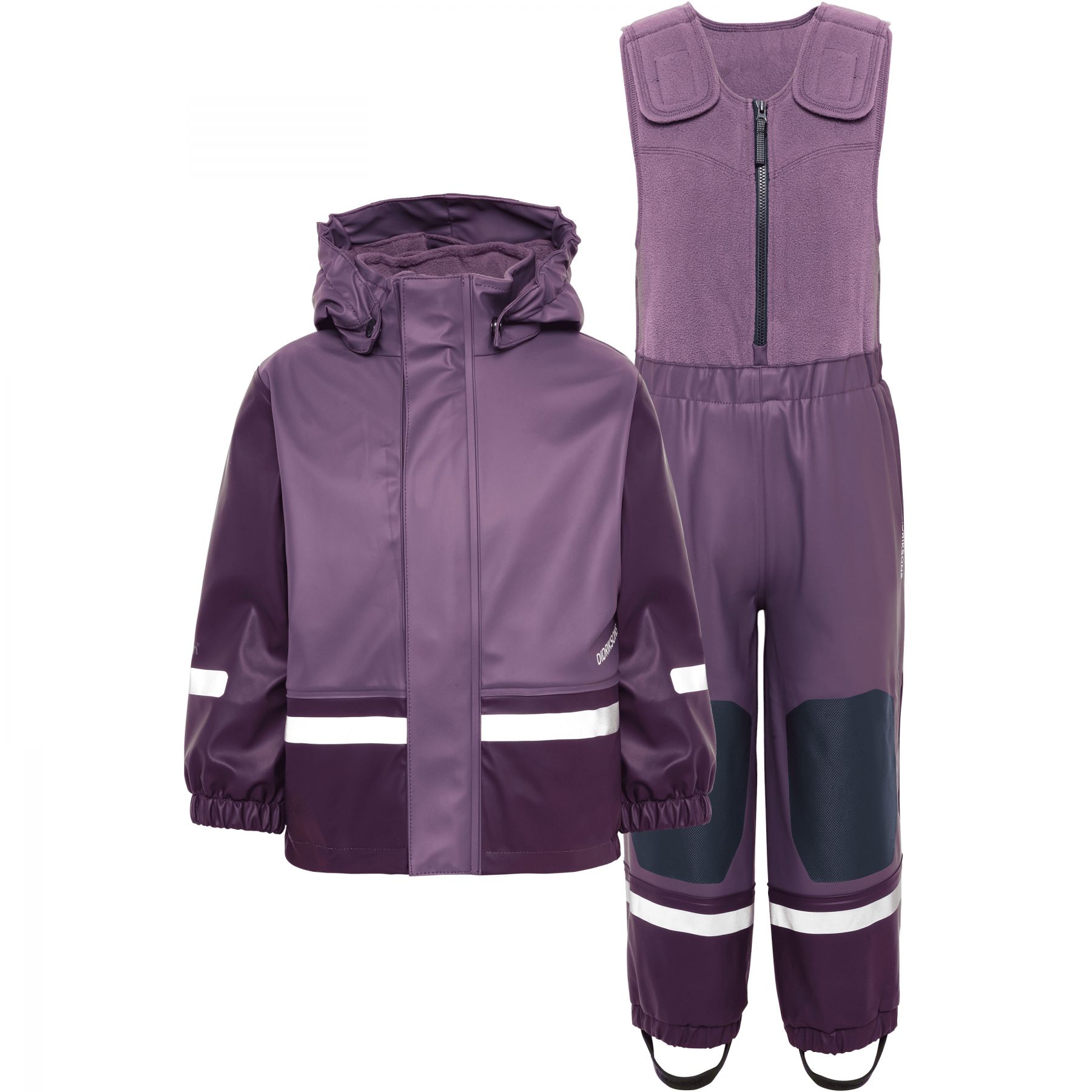 Didriksons Boardman 12, conjunto impermeable, niños, lila