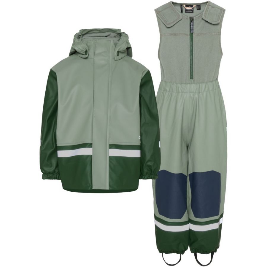 Didriksons Boardman, conjunto impermeable, junior, verde claro