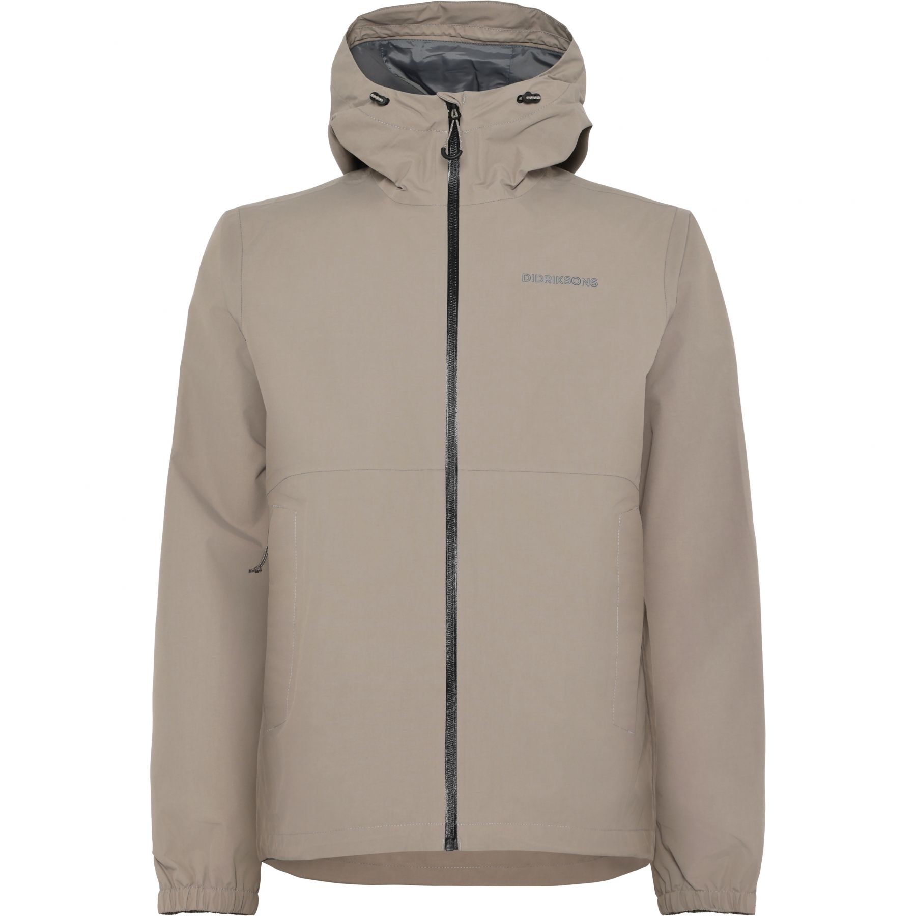 Didriksons Dario, chaqueta impermeable, hombre, ash brown