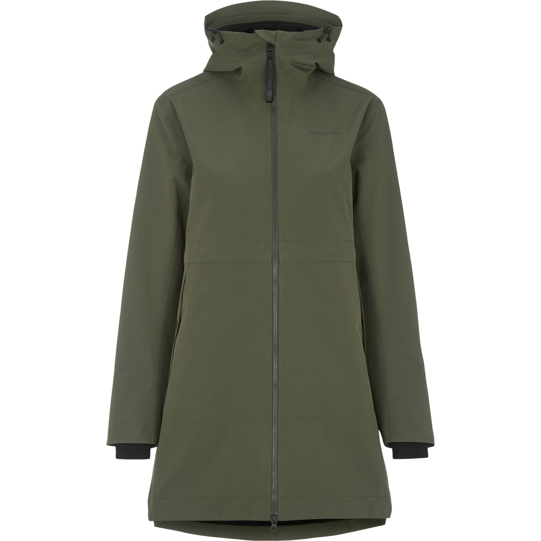 Didriksons Elena, parka, mujer, verde oscuro