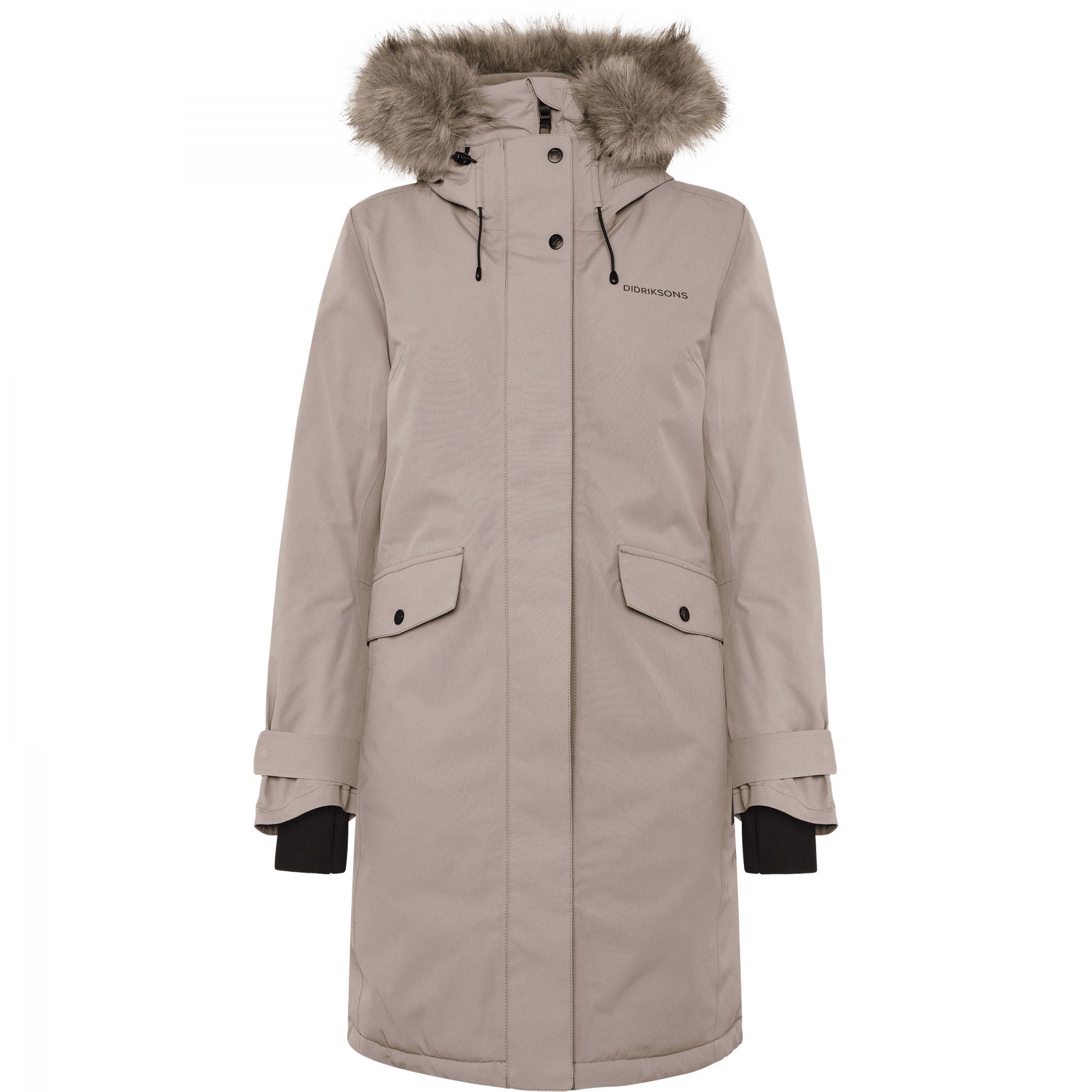 Didriksons Erika, parka, mujer, ash brown