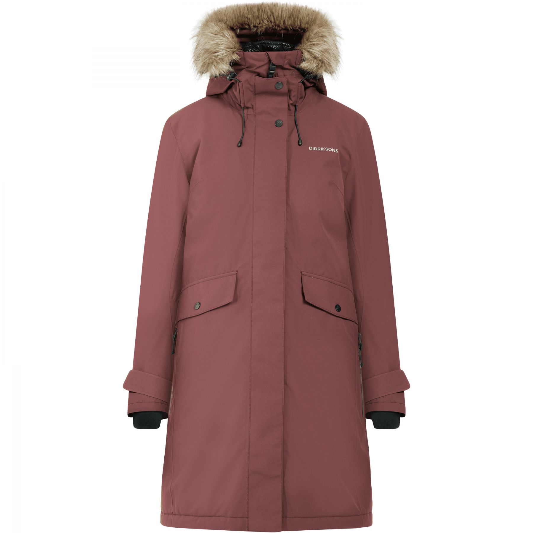 Didriksons Erika, parka, mujer, old rust