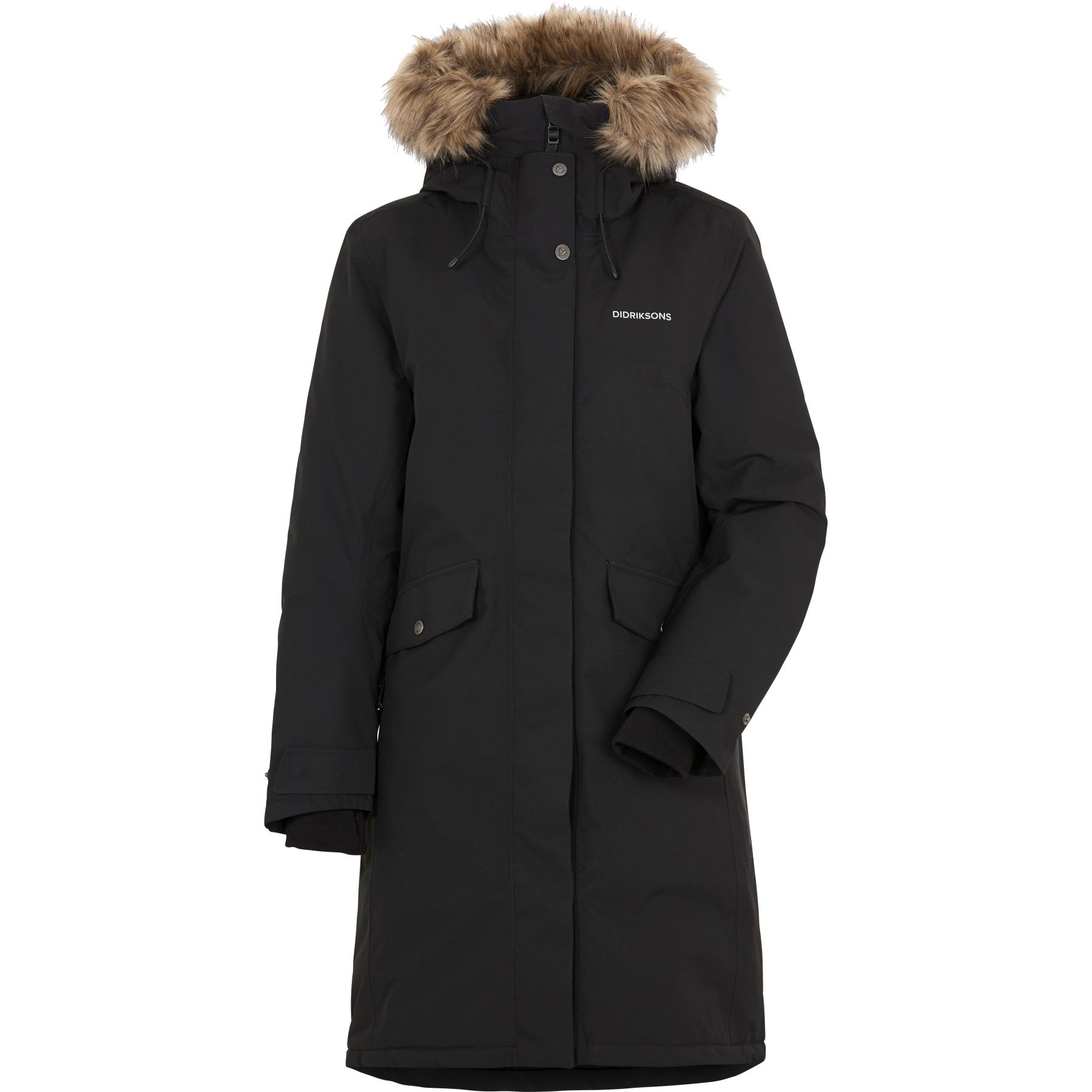 Didriksons Erika, parka, señora, negra