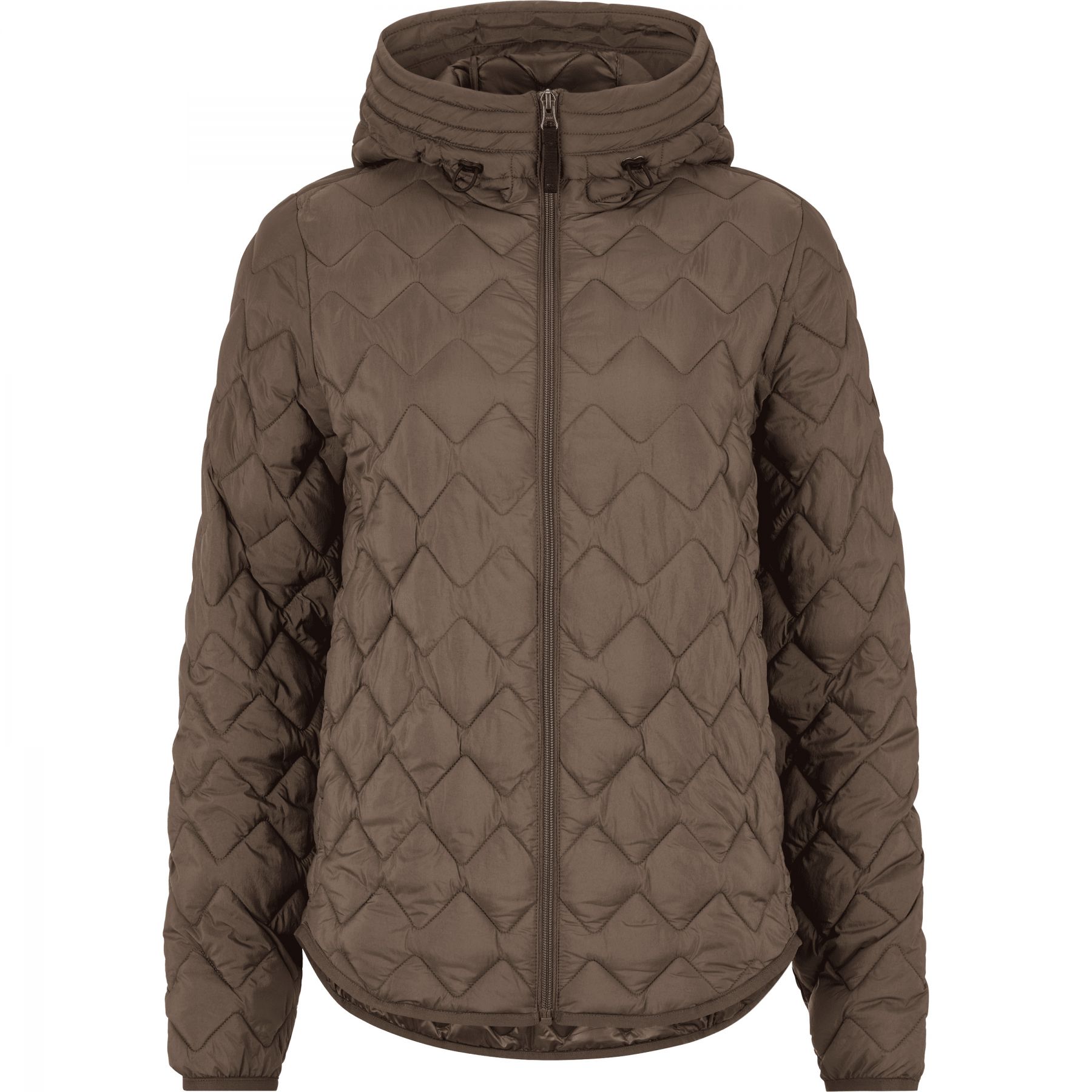 Didriksons Evelyn 2, chaqueta de fibra sintética, mujer, mocha