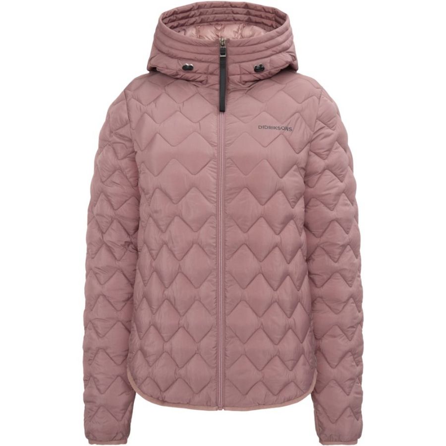 Didriksons Evelyn, chaqueta acolchada, mujer, rosa
