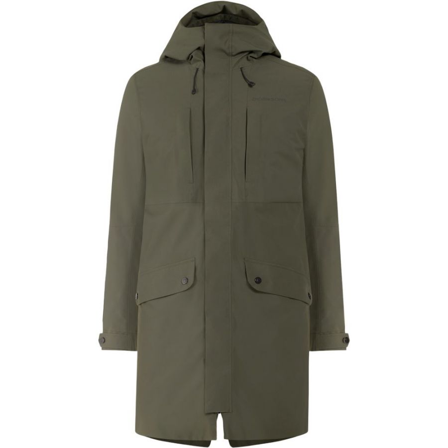 Didriksons Falke, parka, hombre, verde oscuro