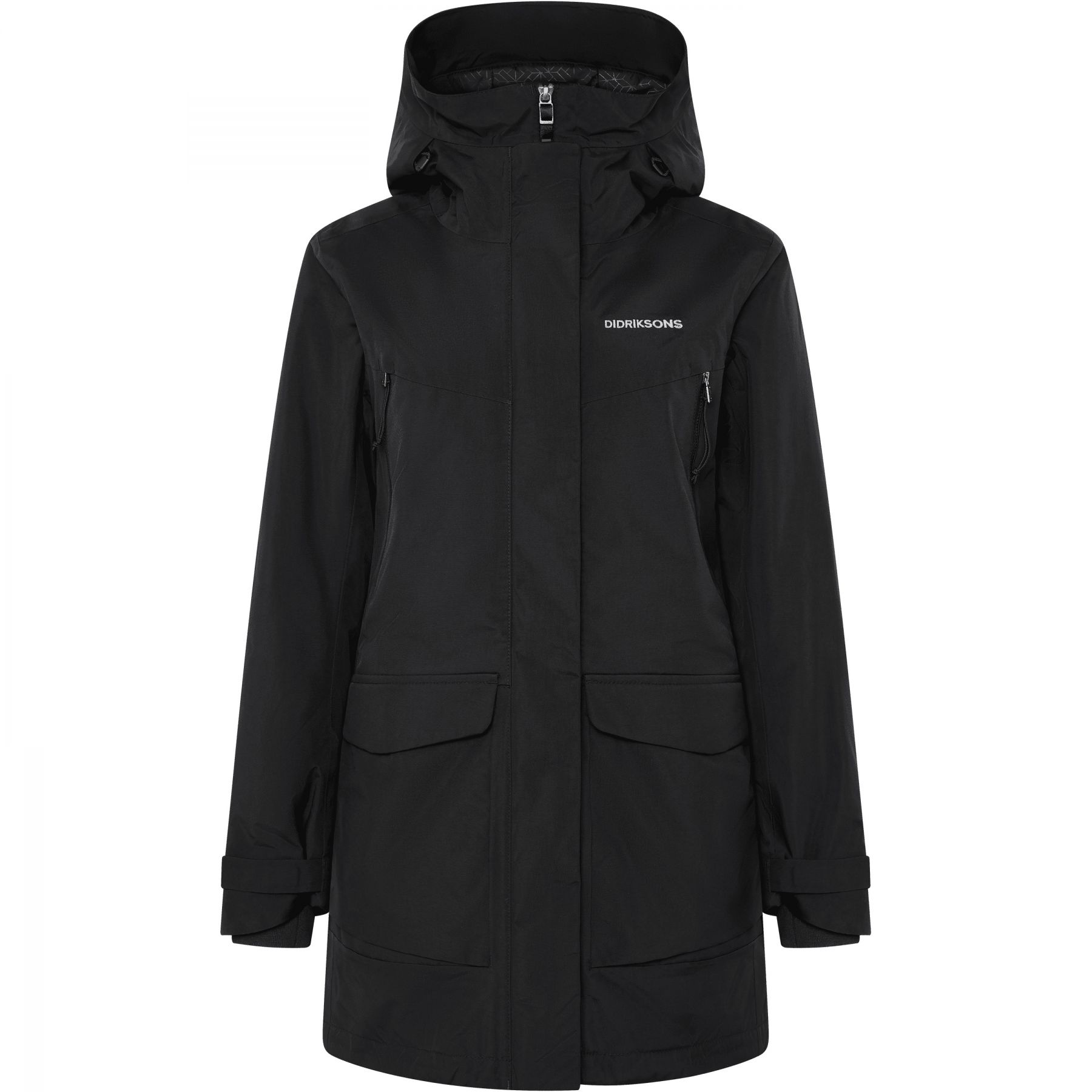 Didriksons Felia, parka, mujer, negro