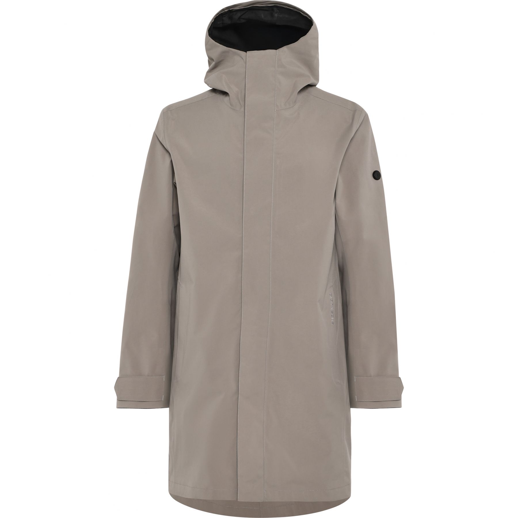 Didriksons George, abrigo impermeable, hombre, ash brown