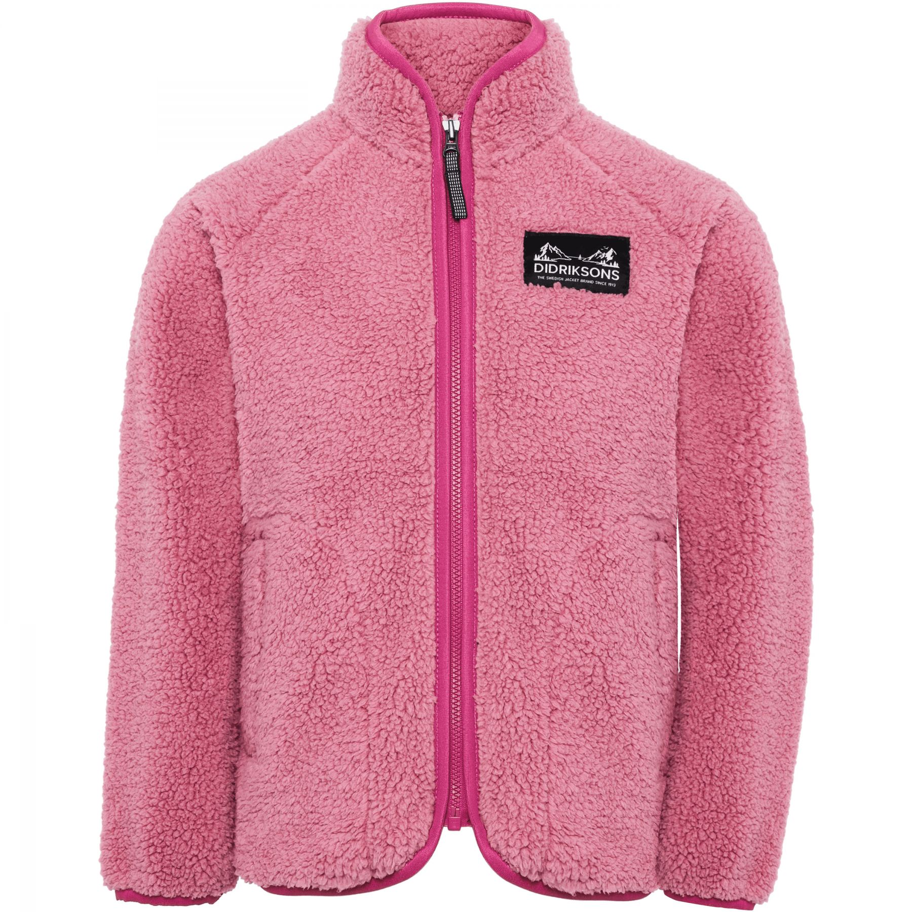 Didriksons Gibbs 2, chaqueta polar, niños, rosa