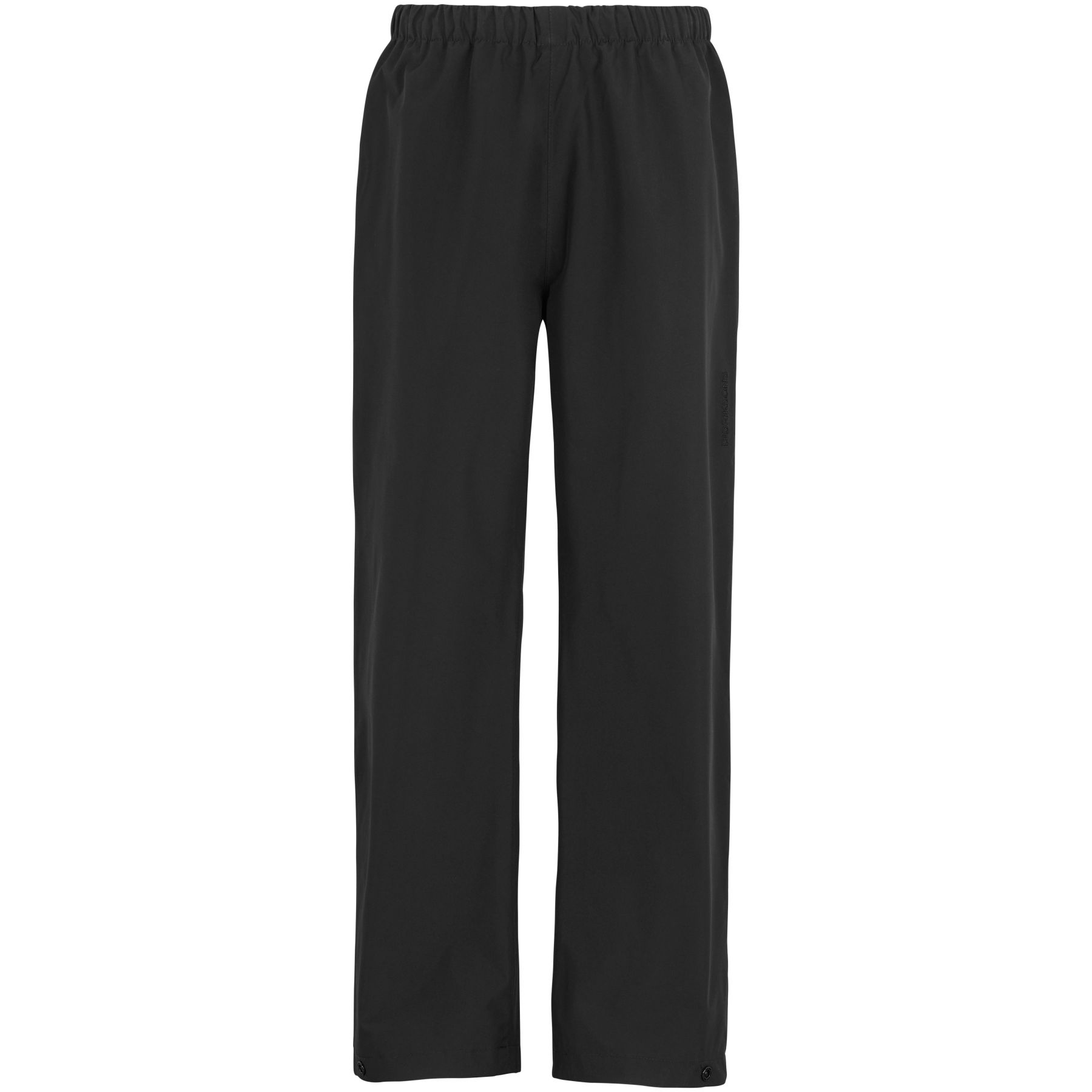 Didriksons Grand, pantalones de lluvia, junior, negro