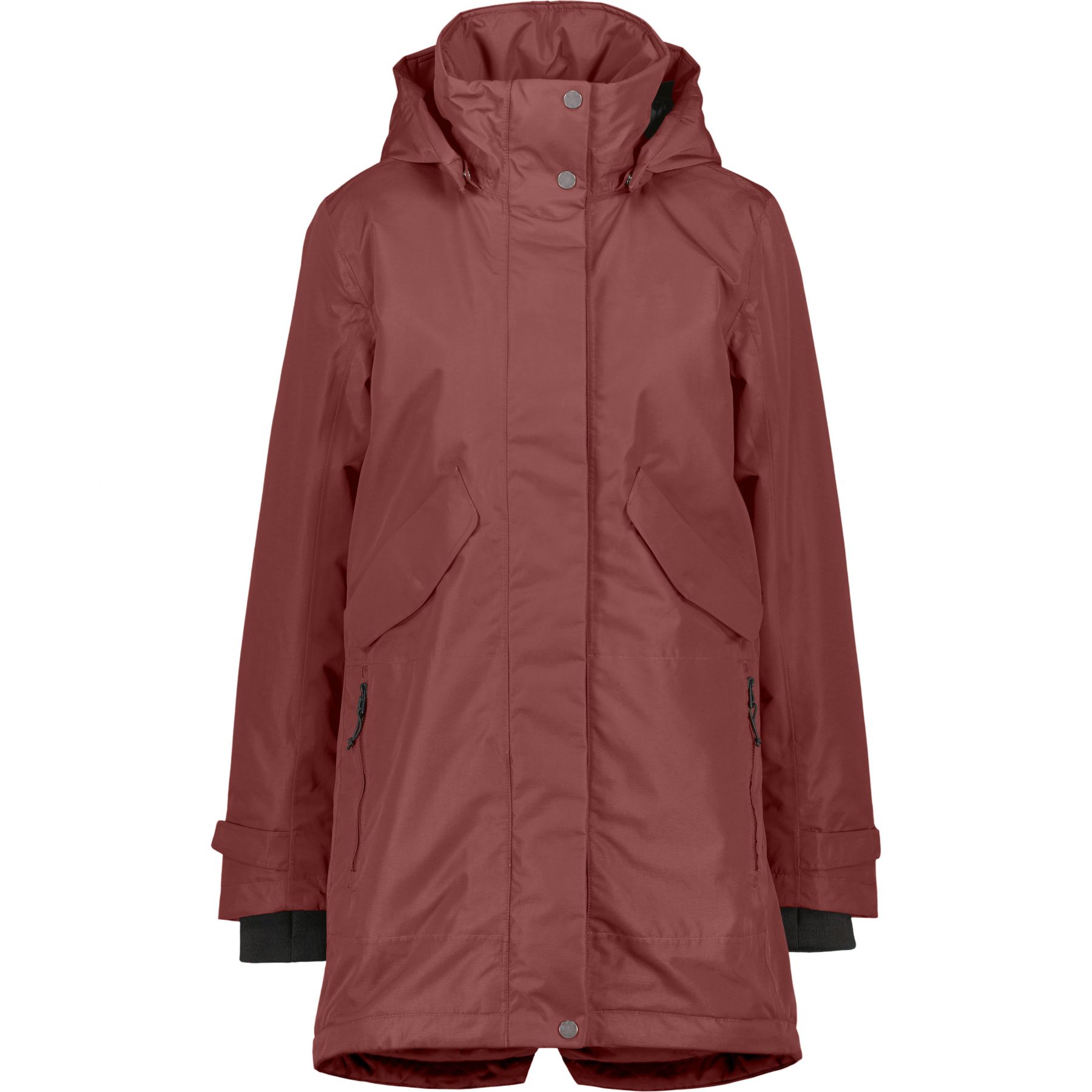 Didriksons Indra, parka, mujer, rojo