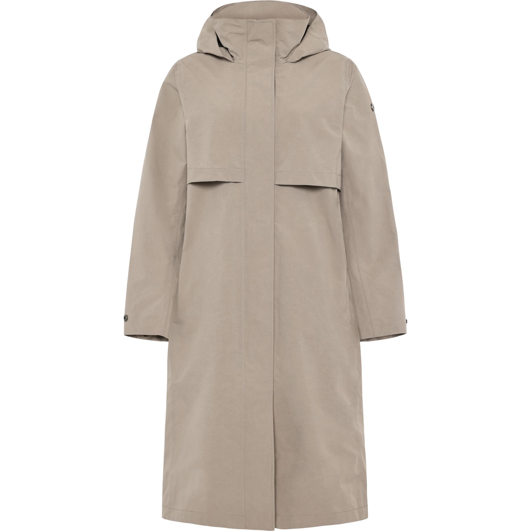 Didriksons Isolde, abrigo impermeable, mujer, ash brown