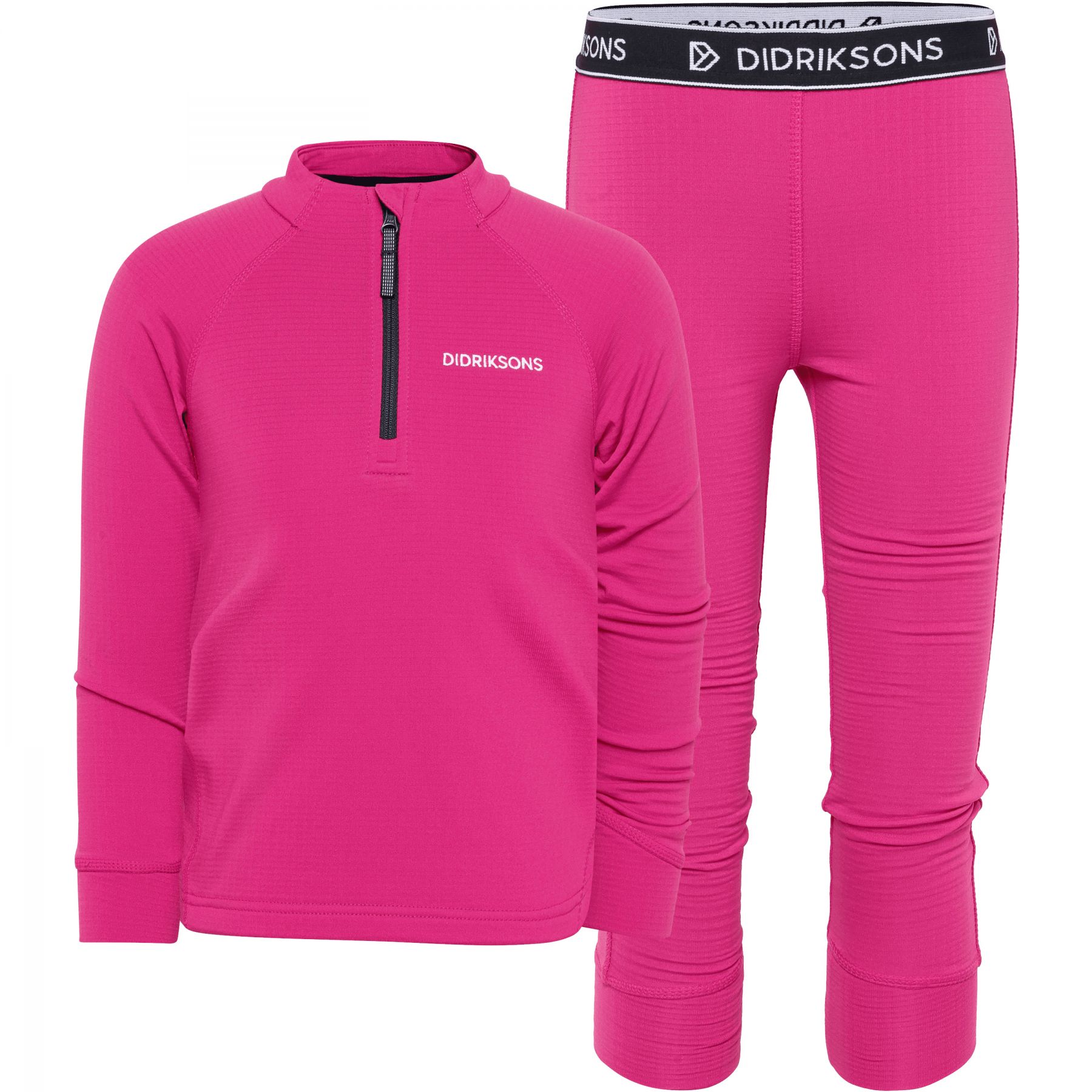 Didriksons Jadis 5, conjunto de ropa interior térmica, niños, rosa
