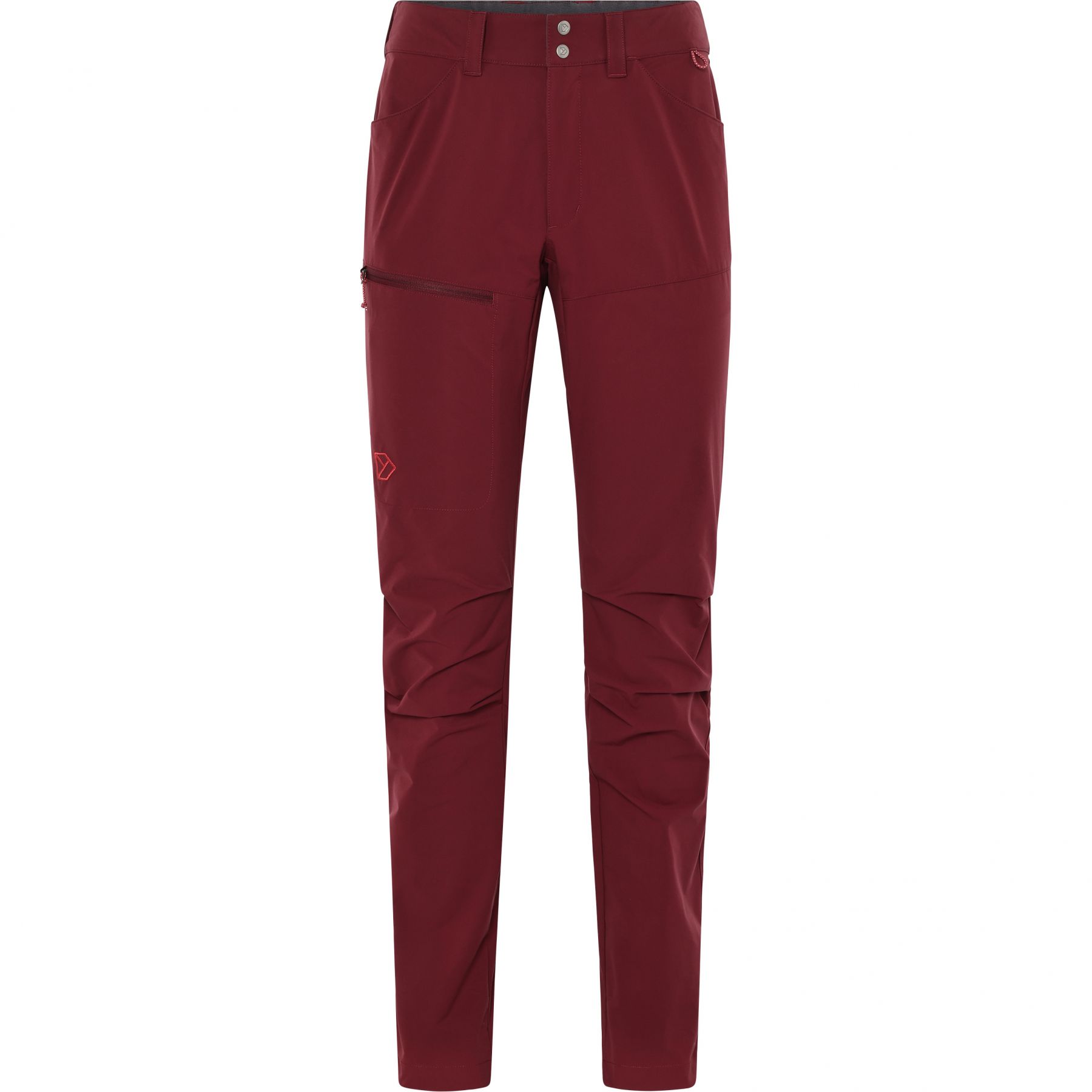 Didriksons Juna, pantalones outdoor, mujer, anemon red