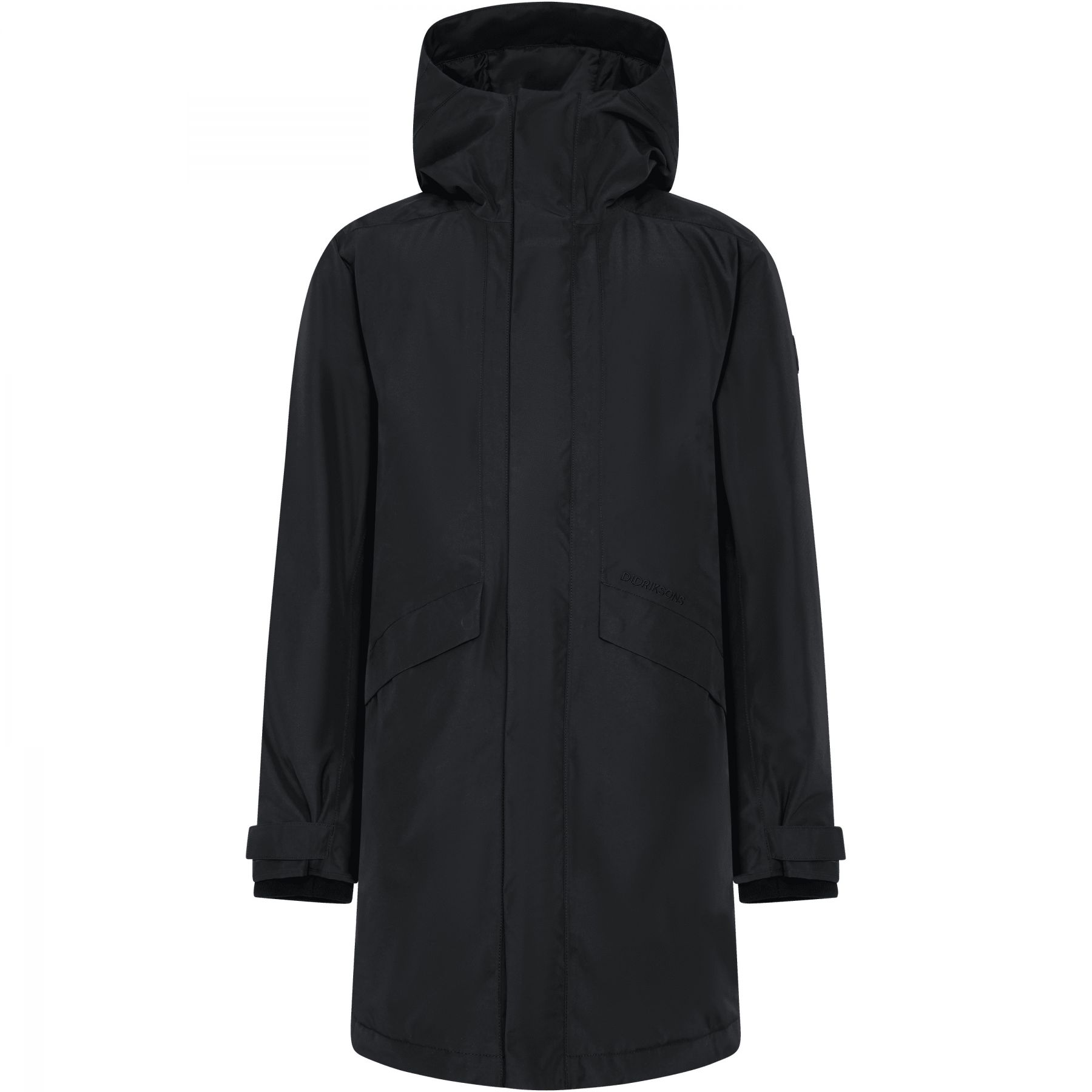 Didriksons Kenny 9, parka, hombre, negro