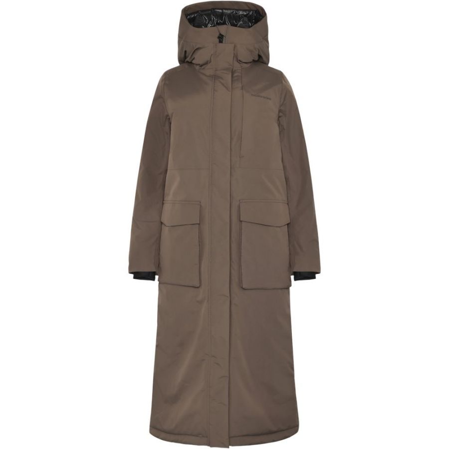 Didriksons Leya, parka, mujer, marrón