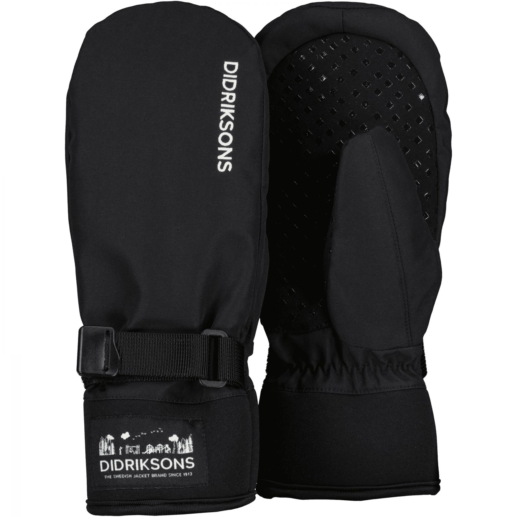 Didriksons Lovas 2, manoplas, junior, negro