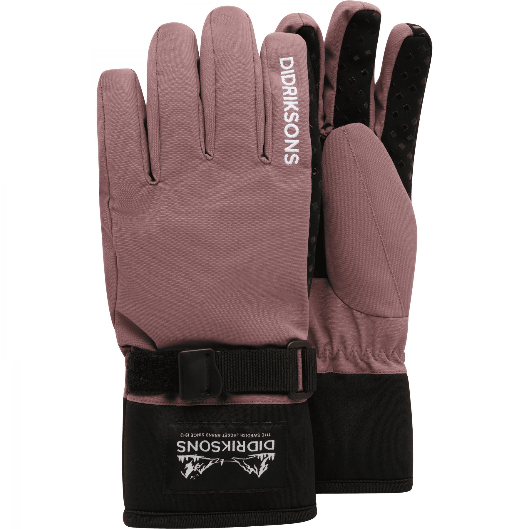 Didriksons Lovas 3, guantes de esquí, junior, rosa