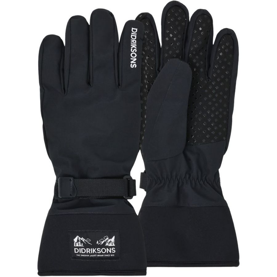 Didriksons Lovas, guantes de esquí, negra