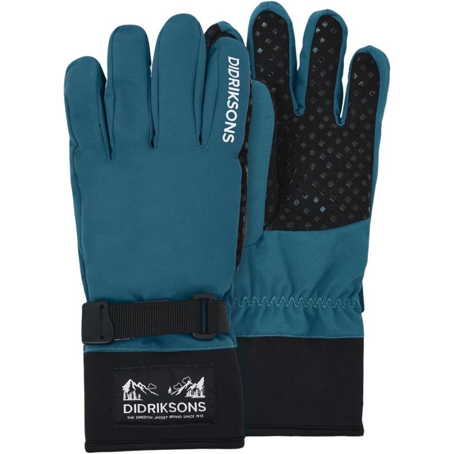 Didriksons Lovas, guantes, junior, turquesa