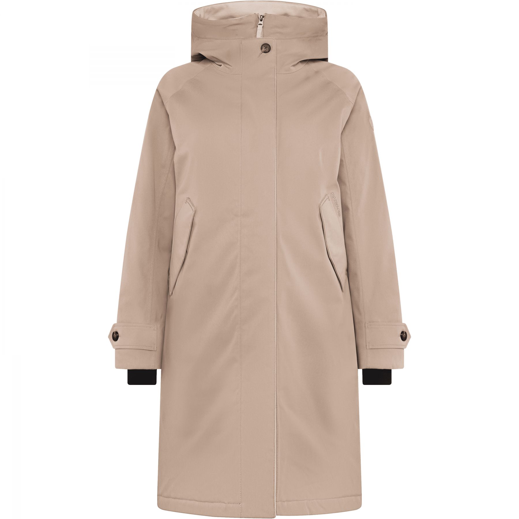 Didriksons Luna 7, parka, mujer, beige